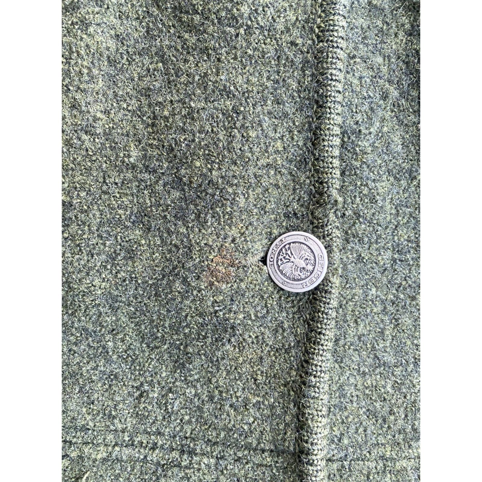 Vintage VINTAGE Geiger Cardigan Sweater Jacket Large Wool Forest Green Geiger Tyrol Austria 90s 80s Womens Knit Button Wool Size L / US 10 / IT 46 - 7 Thumbnail
