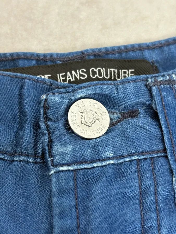 Versace 2000s Versace Royal Blue Faded Pants Size 25" / US 0 / IT 36 - 10 Thumbnail