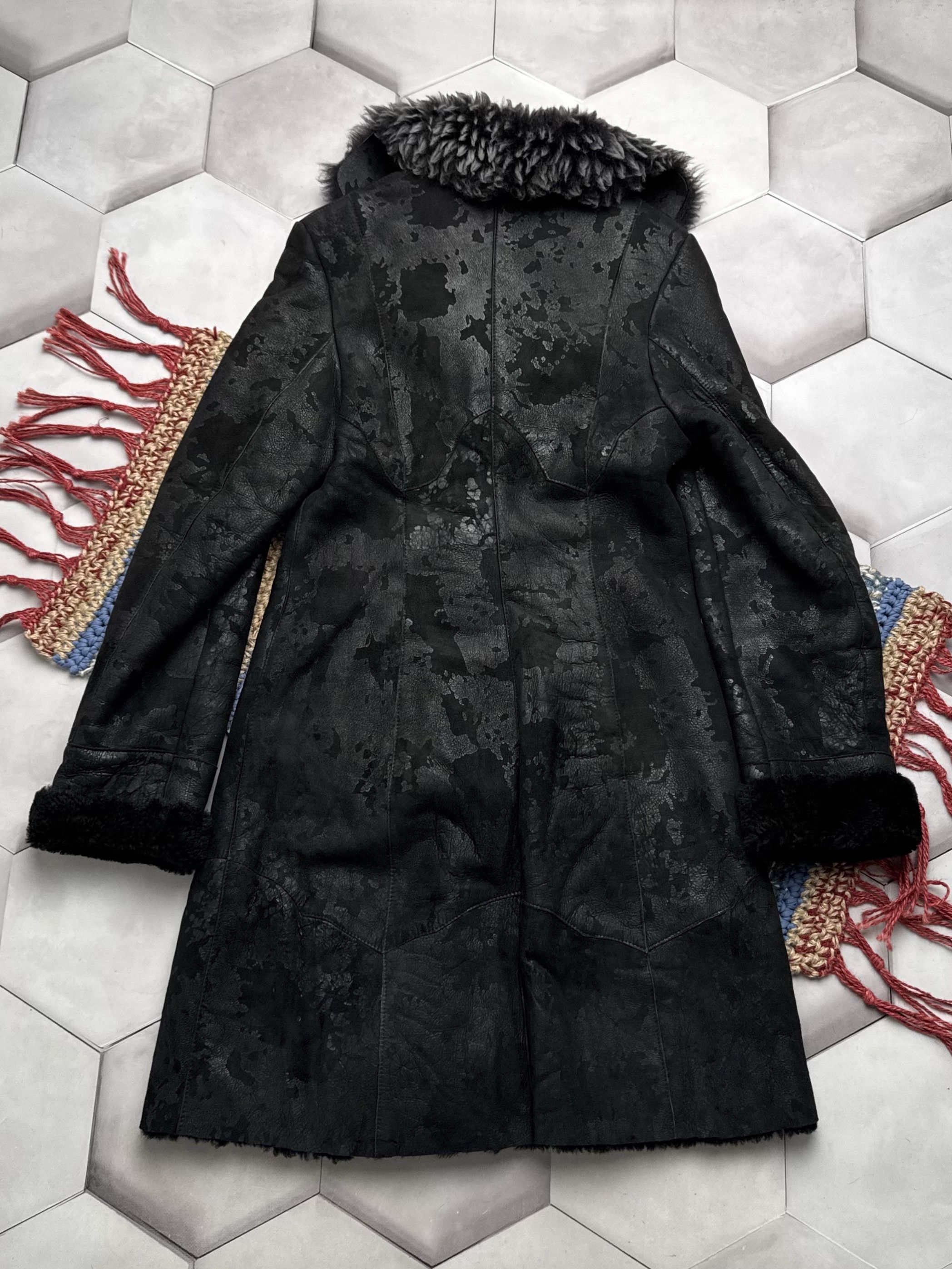 Japanese Brand Vintage Real Sheepskin Coat (E4) Size S / US 4 / IT 40 - 8 Thumbnail