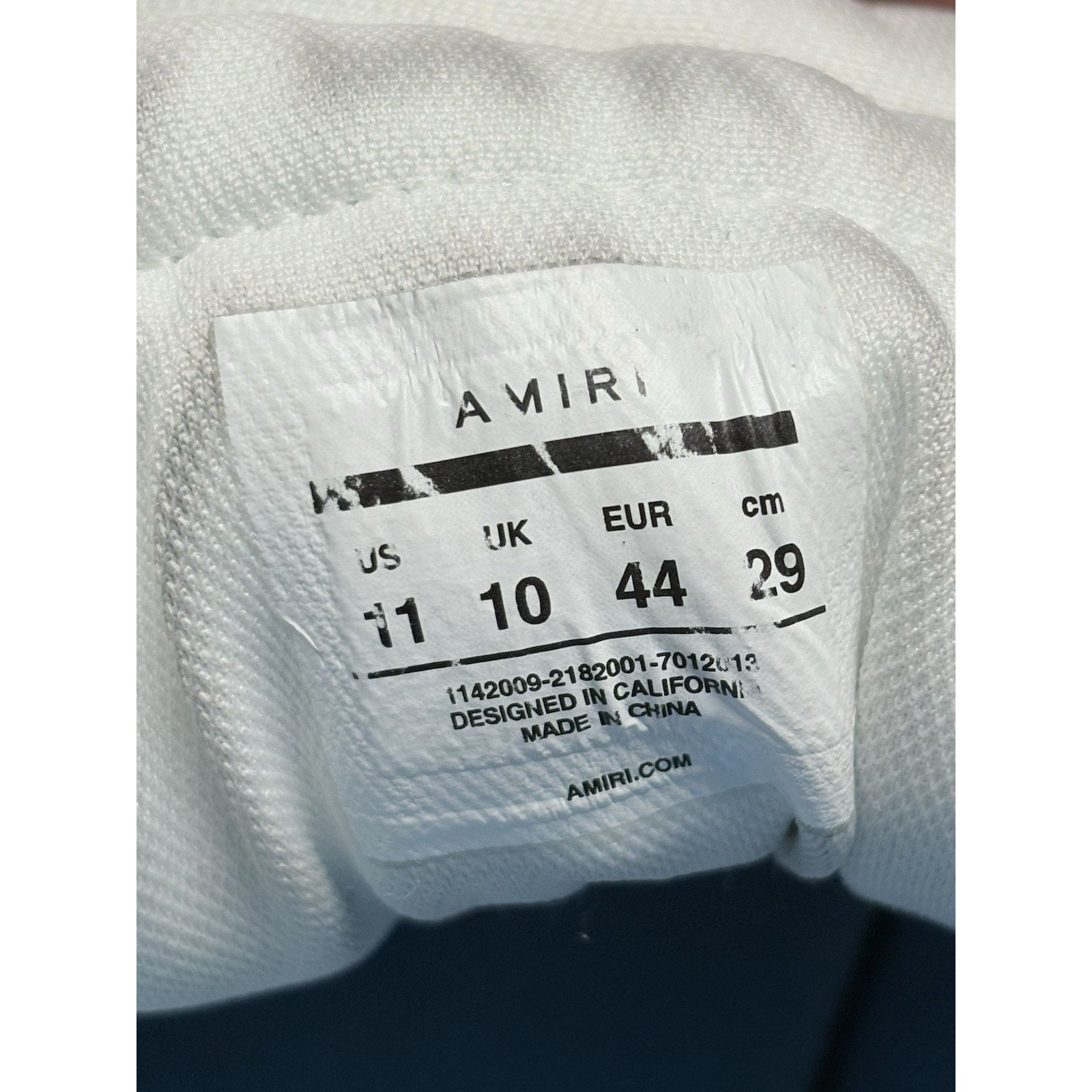 Amiri Amiri Skel High Top ' Powder Blue White ' | GREAT CONDITION! Size US 11 / EU 44 - 14 Thumbnail