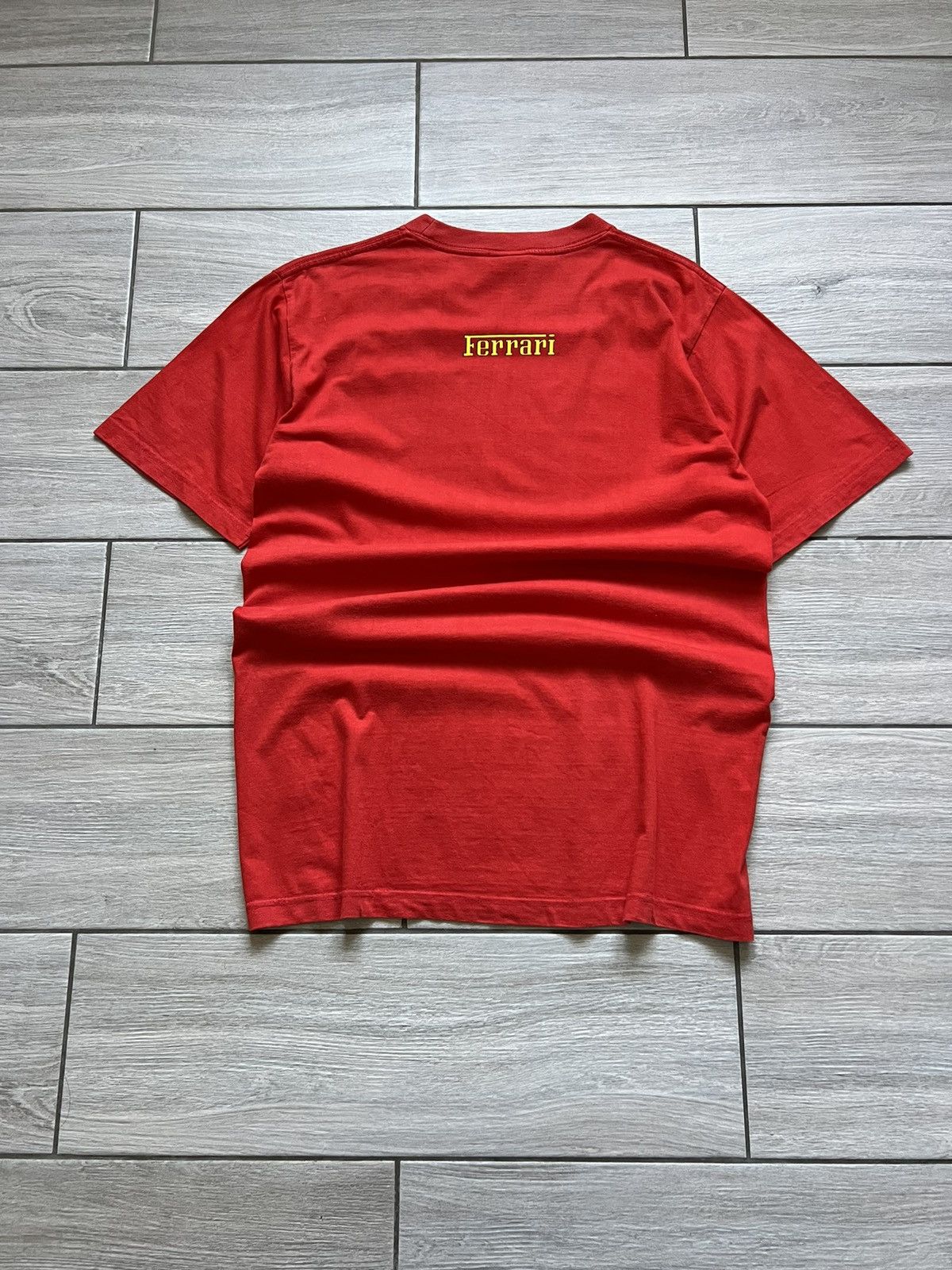 Ferrari Y2K Ferrari Shell Formula 1 Racing Red T-shirt Tee Size US M / EU 48-50 / 2 - 4 Thumbnail