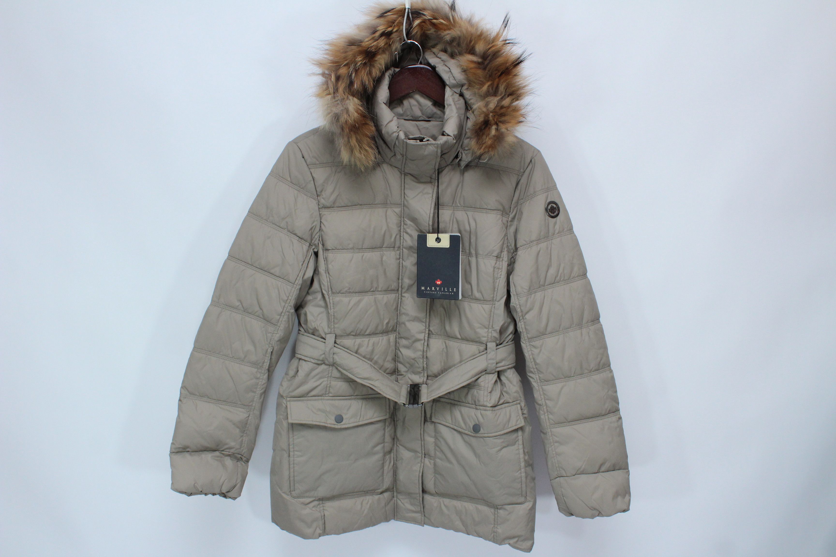 Marville Vintage Canadian Down Jacket Womens SizeXL New