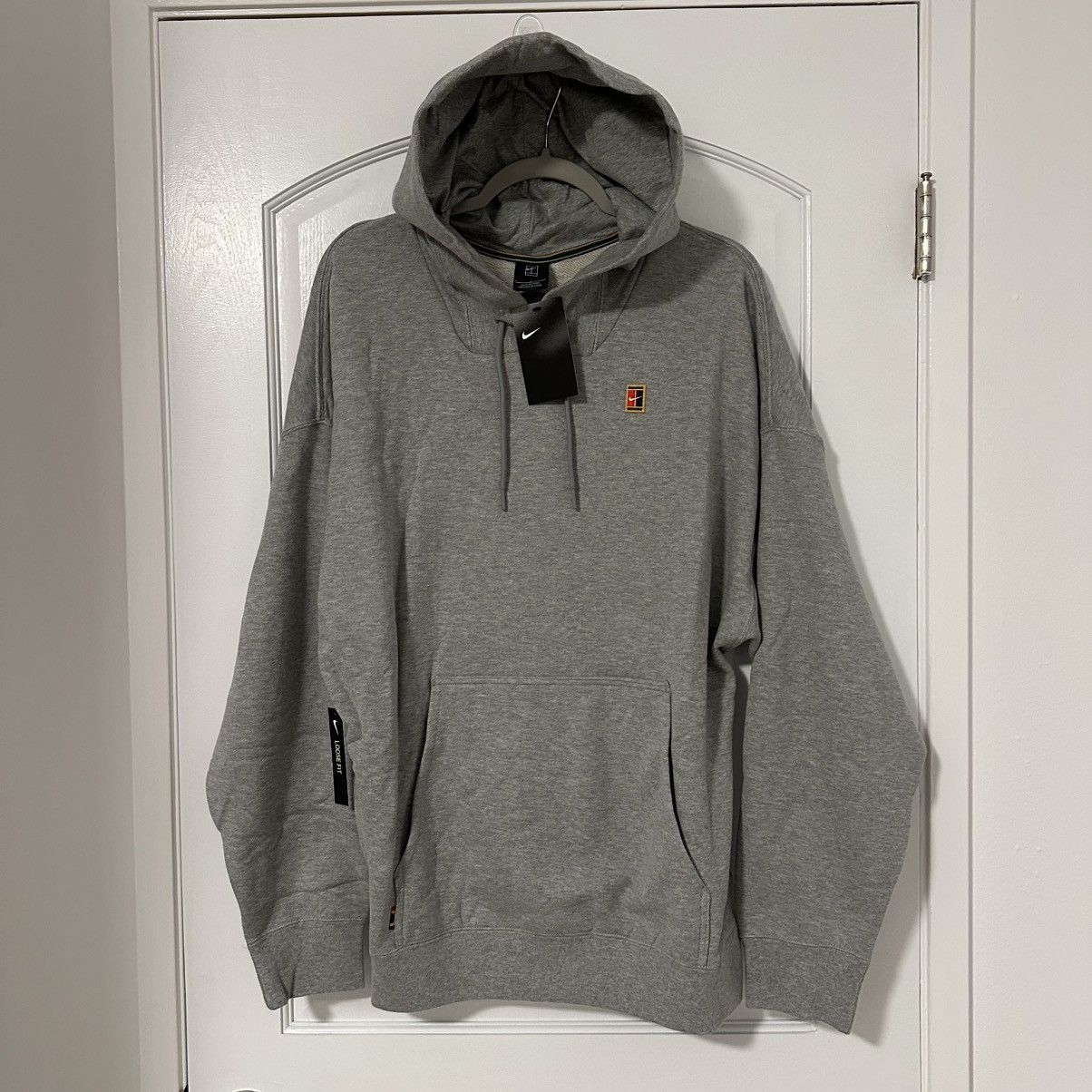 Nike Nike Court Tennis French Terry Hoodie Sweatshirt Size US L / EU 52-54 / 3 - 1 Thumbnail