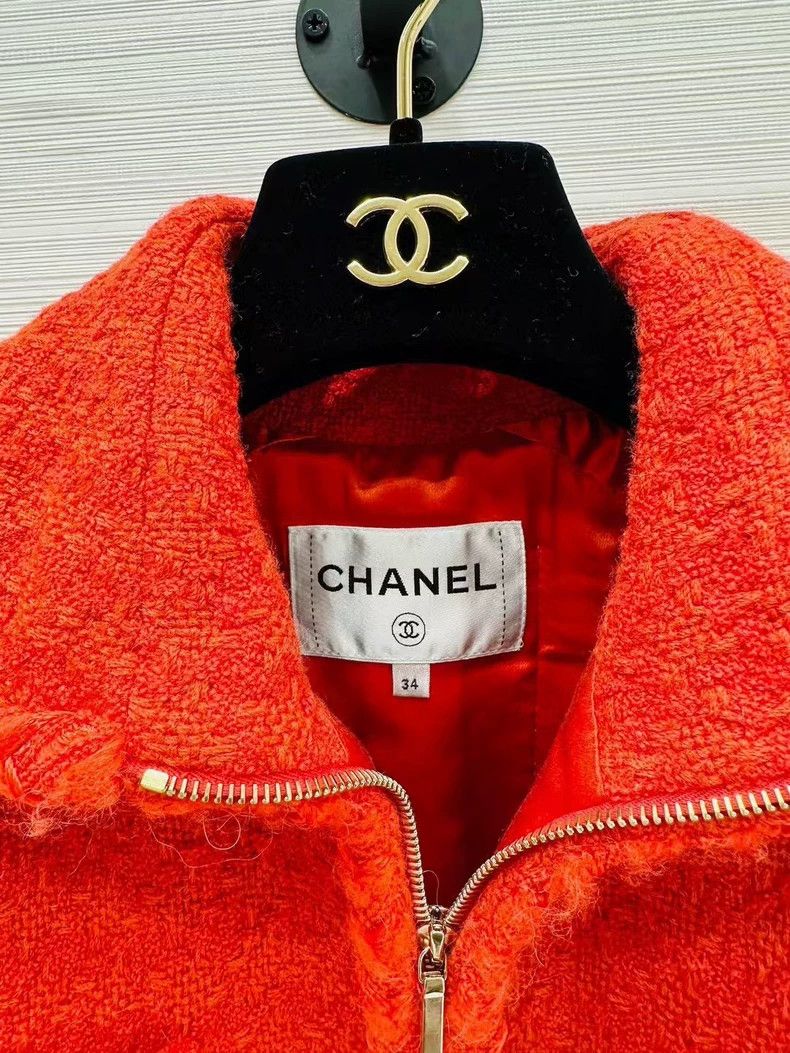 Chanel Chanel Snow series red 4-pocket jacket Size XXS / US 00 / IT 34 - 2 Thumbnail