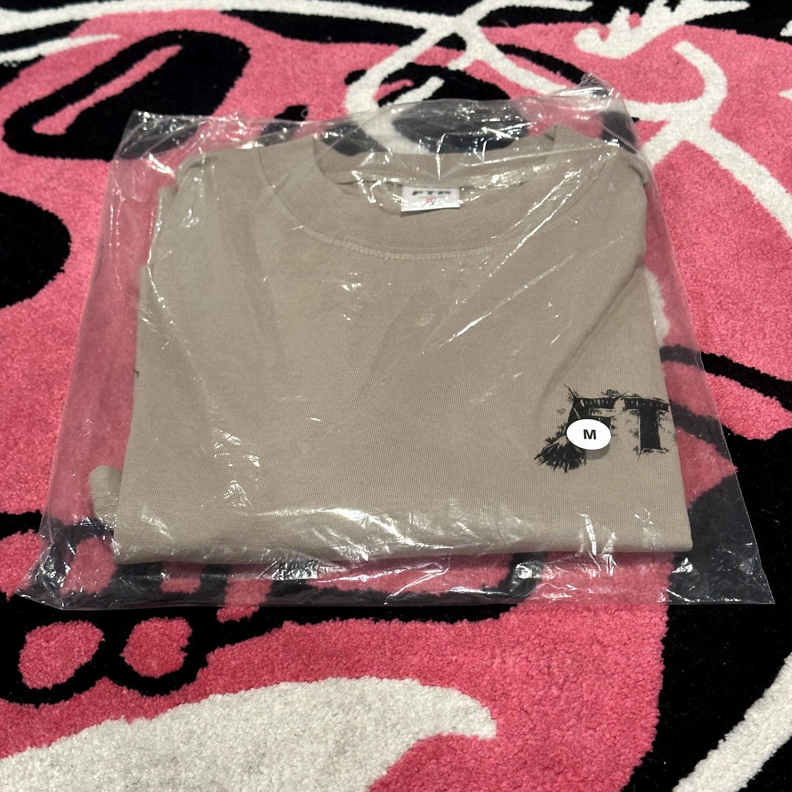 Fuck The Population FTP Grave Logo Tee (Sand) – Size M – NEW – As Pictured Size US M / EU 48-50 / 2 - 4 Thumbnail