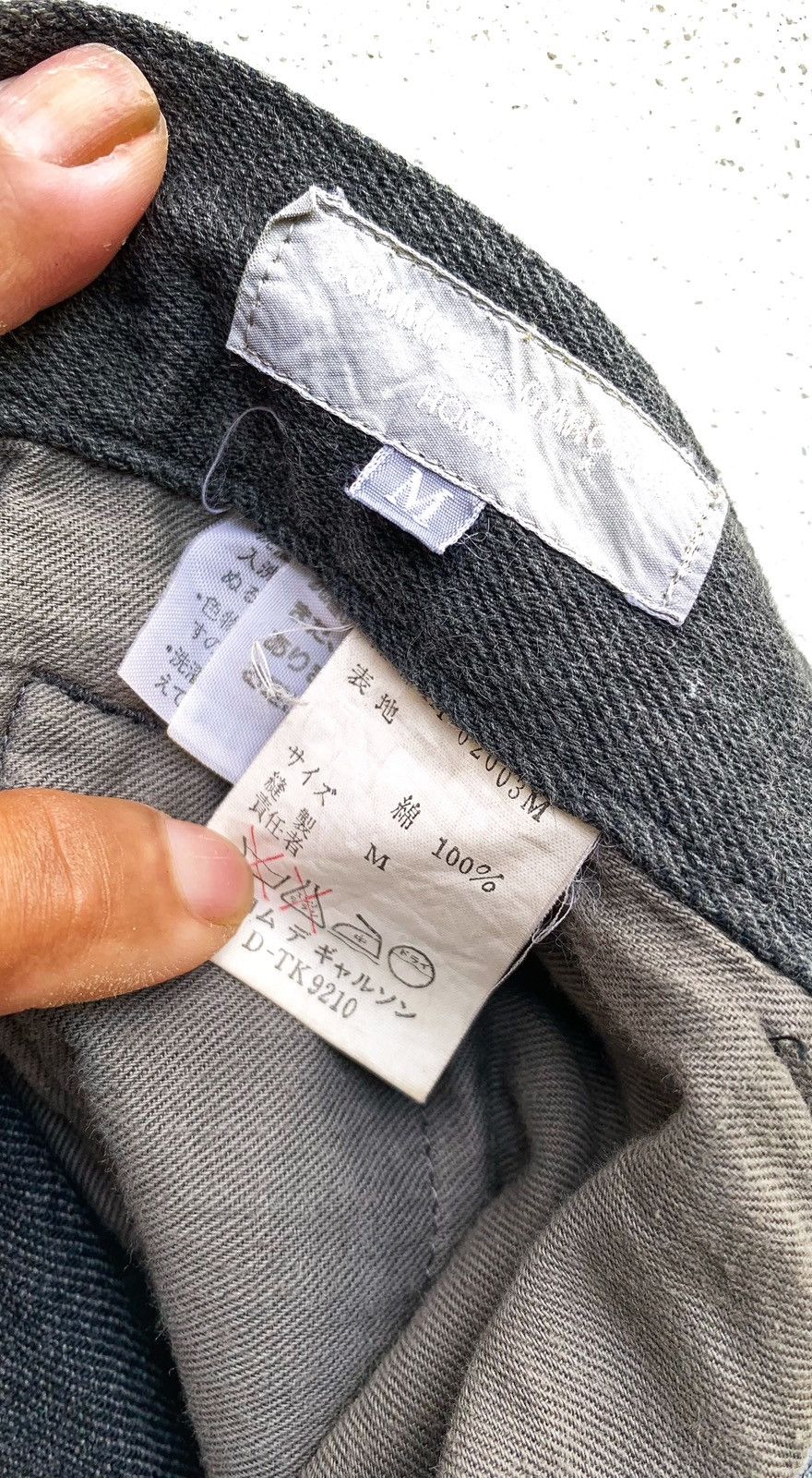 Comme des Garcons × Japanese Brand × Vintage Vintage Comme Des Garcons Homme Thick cotton Pants Size US 31 - 10 Thumbnail