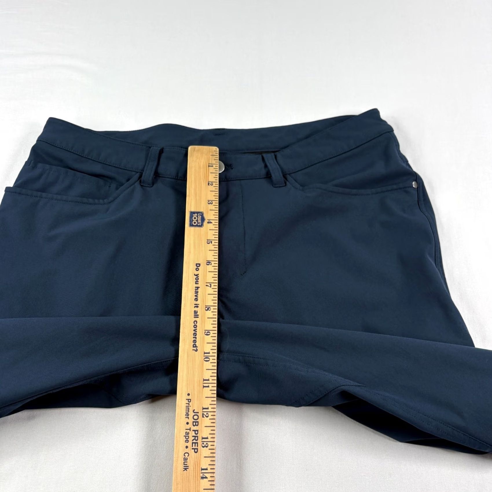 Lululemon Lululemon ABC Pants Mens 33x27 Blue Chino Classic Fit Preppy Stretch Golf Casual Pants Size US 33 - 6 Thumbnail
