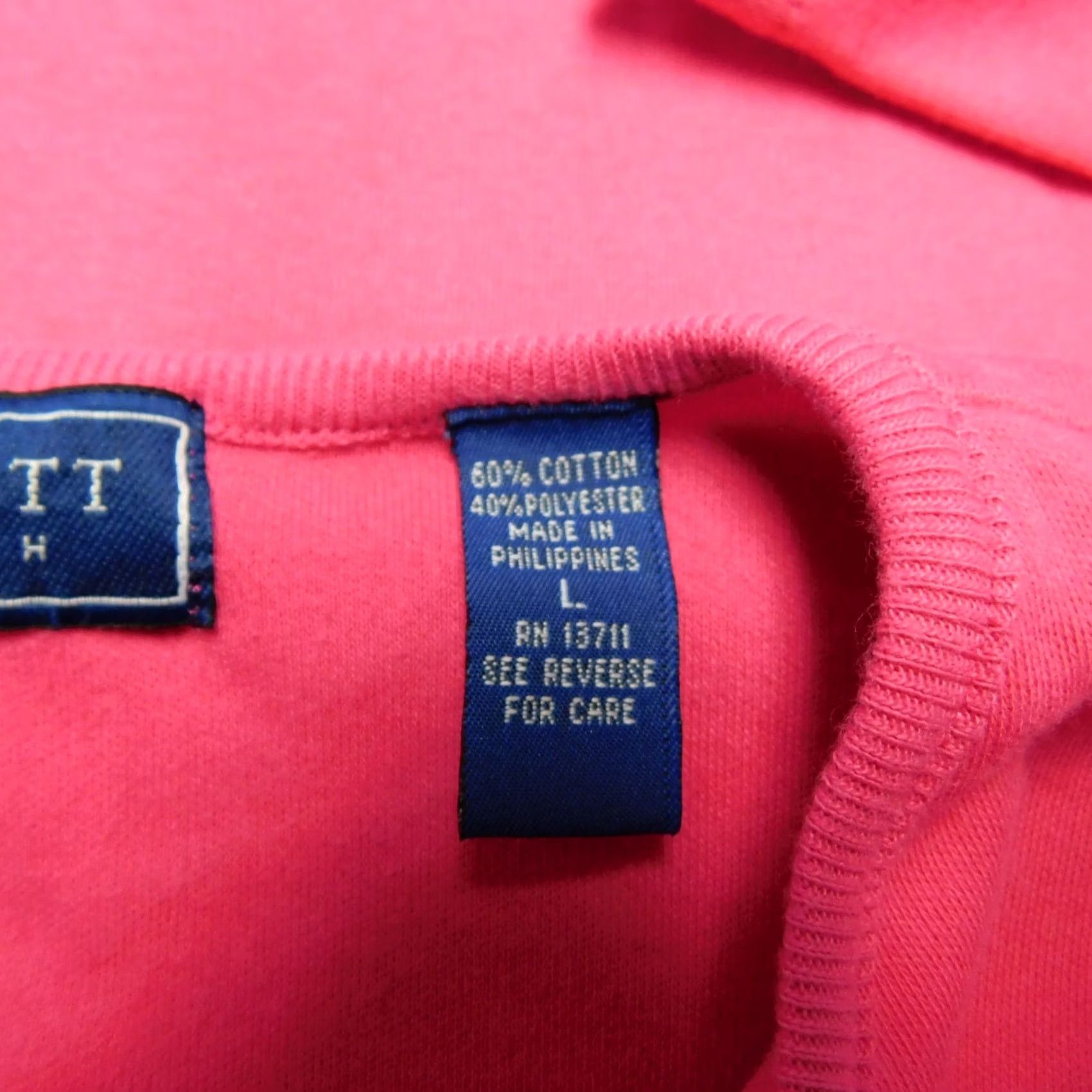 Vintage Karen Scott Cotton Rich Short Sleeve Crew Neck Knit Henley Top Pink L Women Shirt Casual Knit Mens Womens Girls Size L / US 10 / IT 46 - 5 Thumbnail