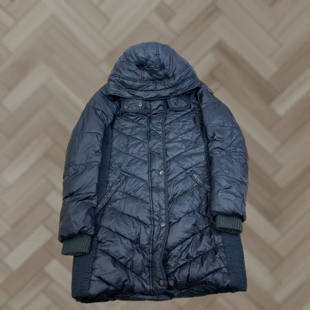 Abercrombie & Fitch VINTAGE Abercrombie & Fitch Puffer Jacket Womens XS Black Long Parka Quilted Softshell Size XS / US 0-2 / IT 36-38 - 1 Thumbnail