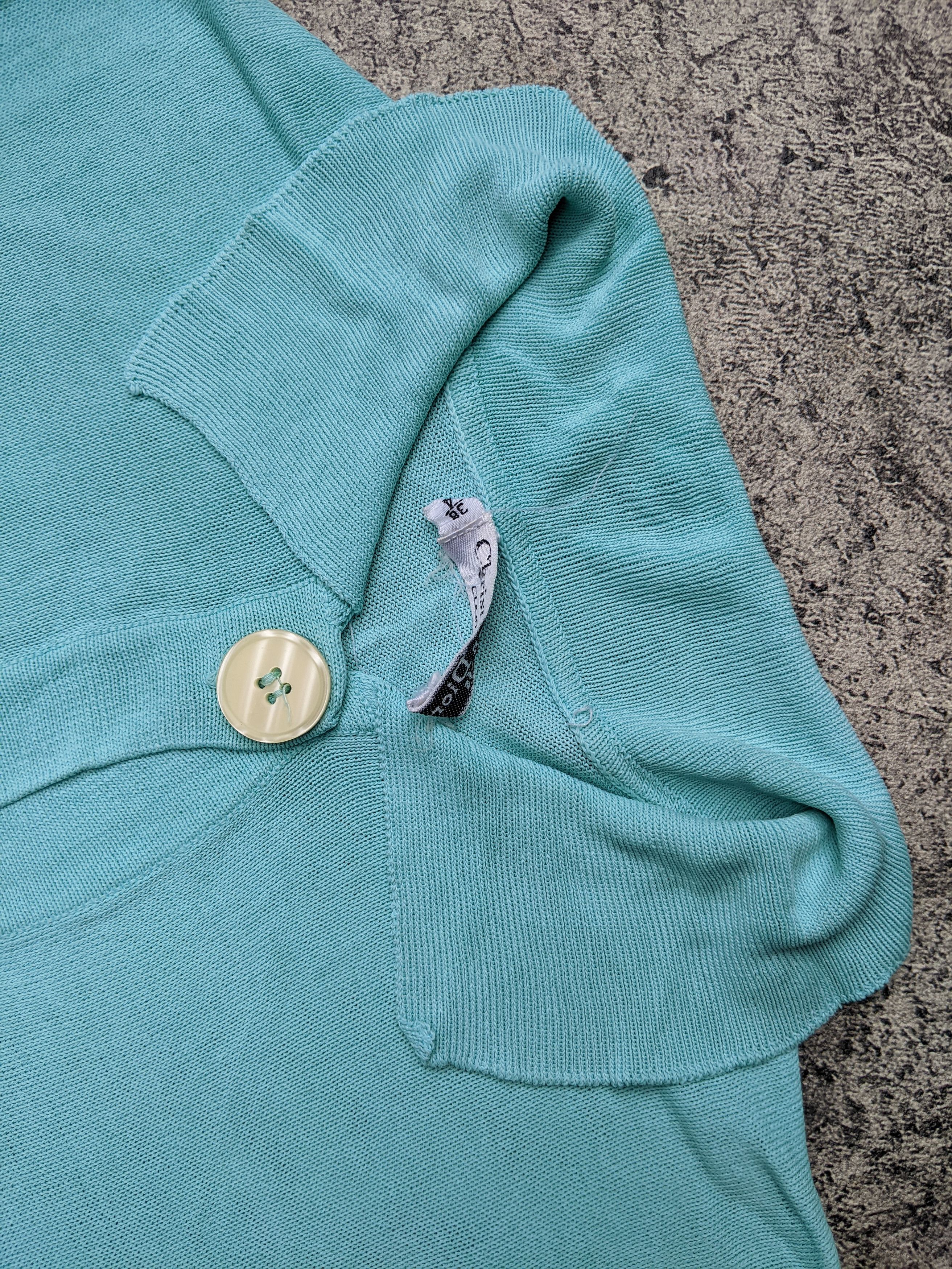 Christian Dior Monsieur Christian Dior Coordonnes Viscose Polo Size XS / US 0-2 / IT 36-38 - 4 Thumbnail