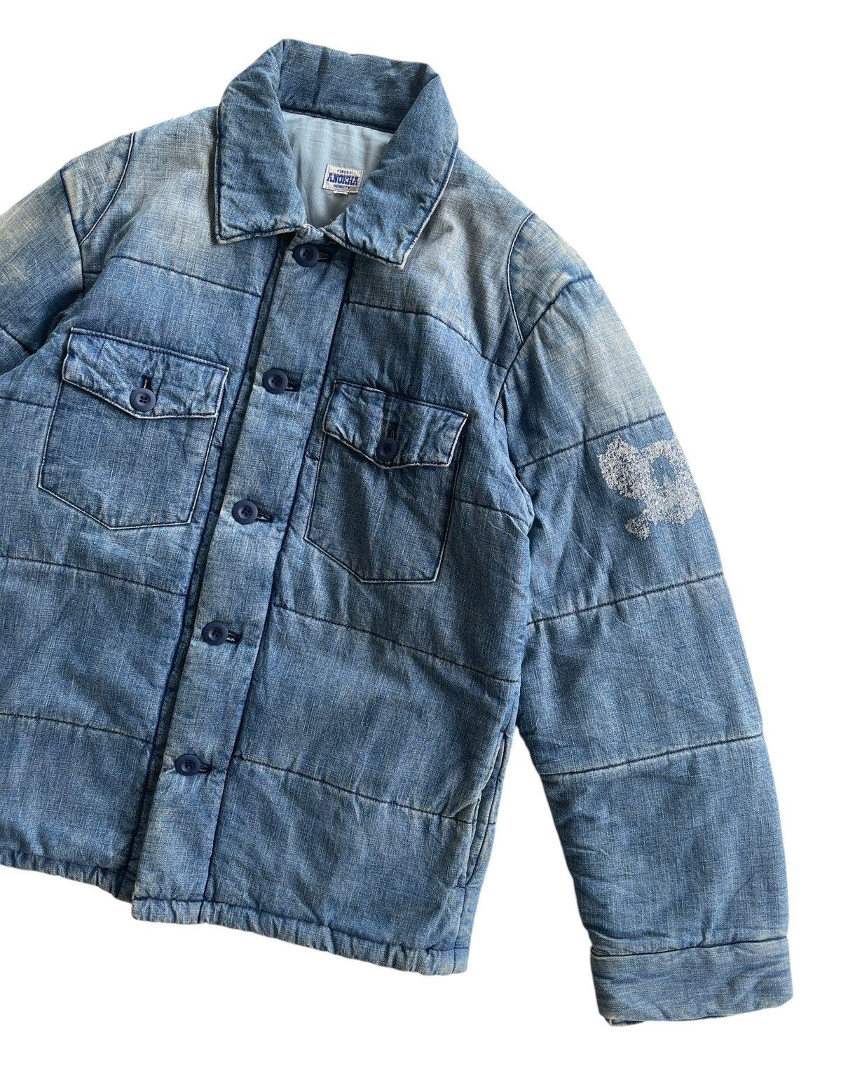 Japanese Brand Vintage Anokha Denim Down Jacket Size US M / EU 48-50 / 2 - 11 Thumbnail