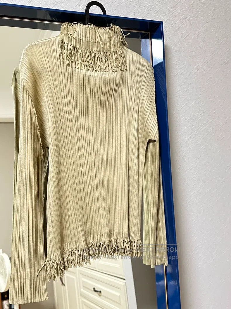 Issey Miyake Issey Miyake Ruched Fringe Skirt Size M / US 6-8 / IT 42-44 - 4 Thumbnail