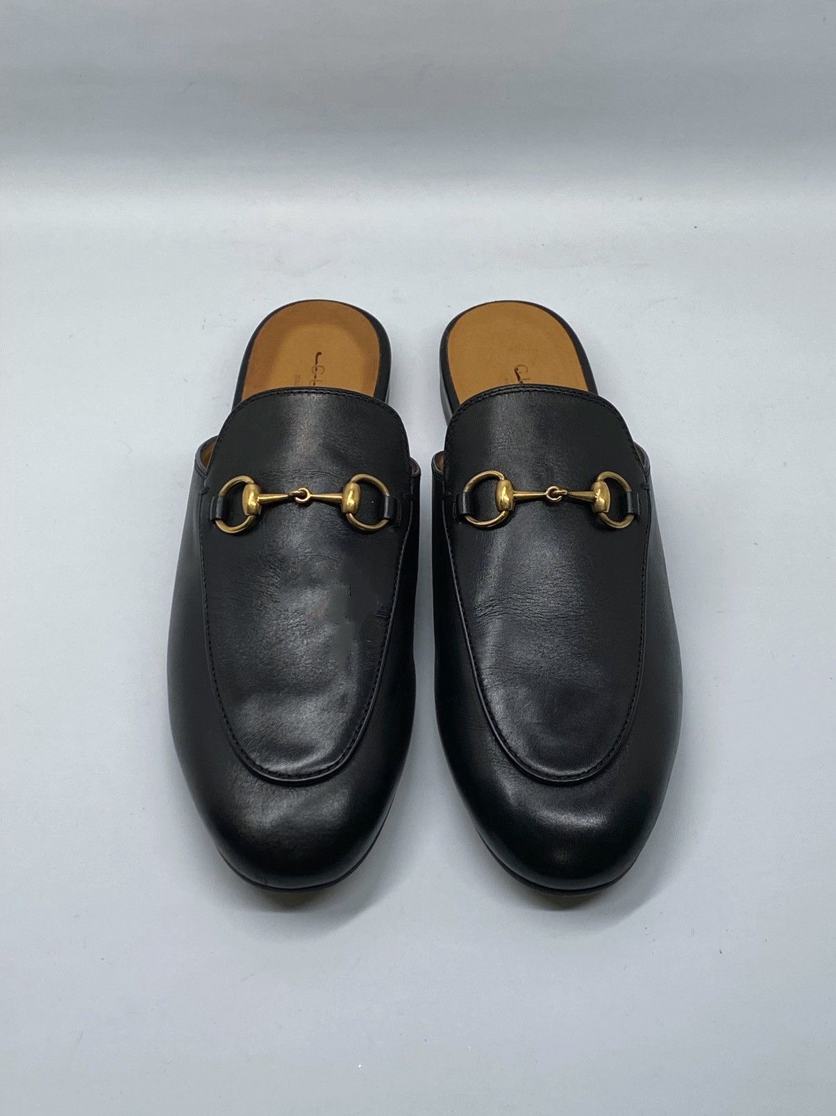 Gucci Gucci Princetown Leather Mules size 37.5 Size US 7.5 / IT 37.5 - 4 Thumbnail