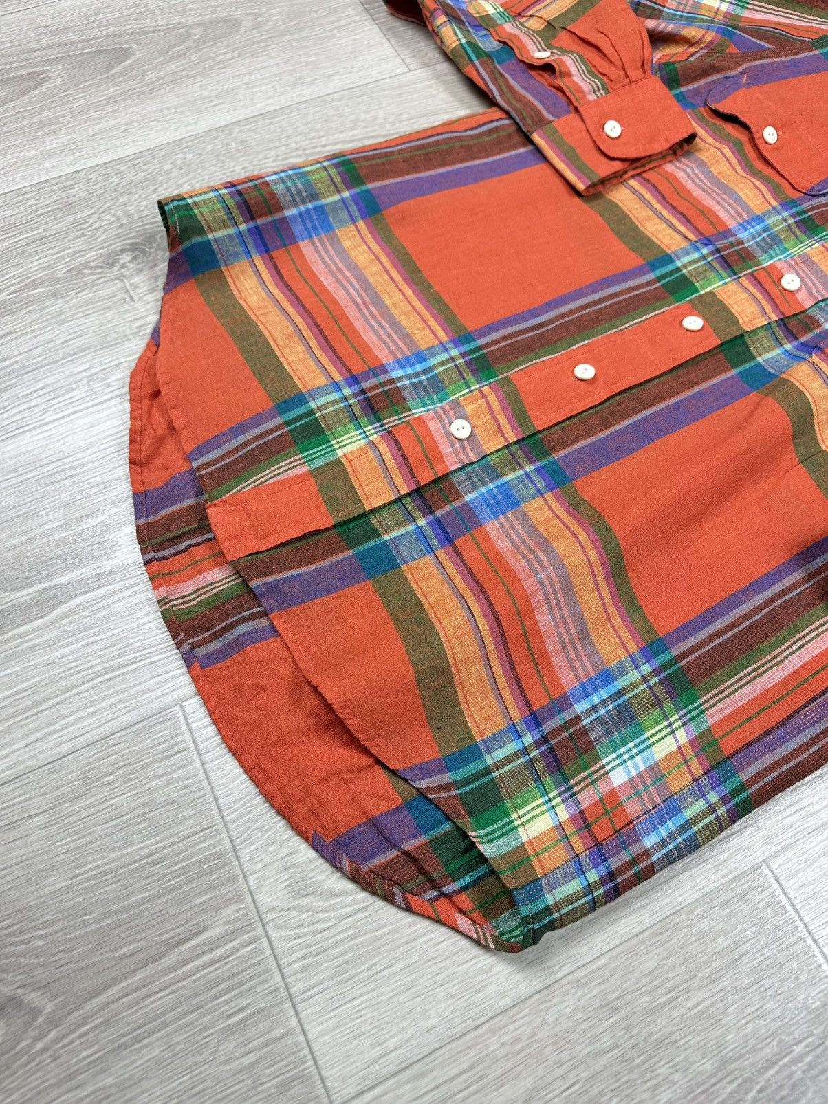 Ralph Lauren Polo Ralph Lauren Linen Shirts Button Ups Checkered Size US M / EU 48-50 / 2 - 4 Thumbnail