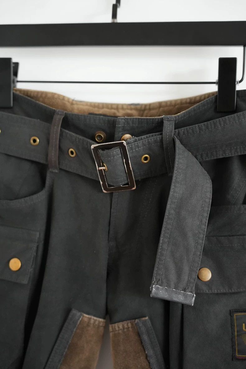 Undercover Undercover size 3 08 aw brushed wax patchwork overalls pan Size US 30 / EU 46 - 3 Thumbnail