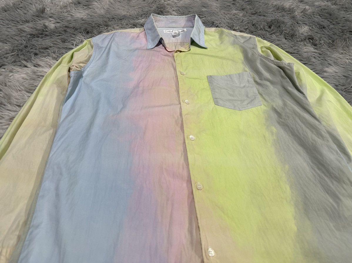 Comme des Garcons SHIRT 🔥Vintage Comme Des Garcons Shirt Ombré Pastel Size US L / EU 52-54 / 3 - 2 Thumbnail