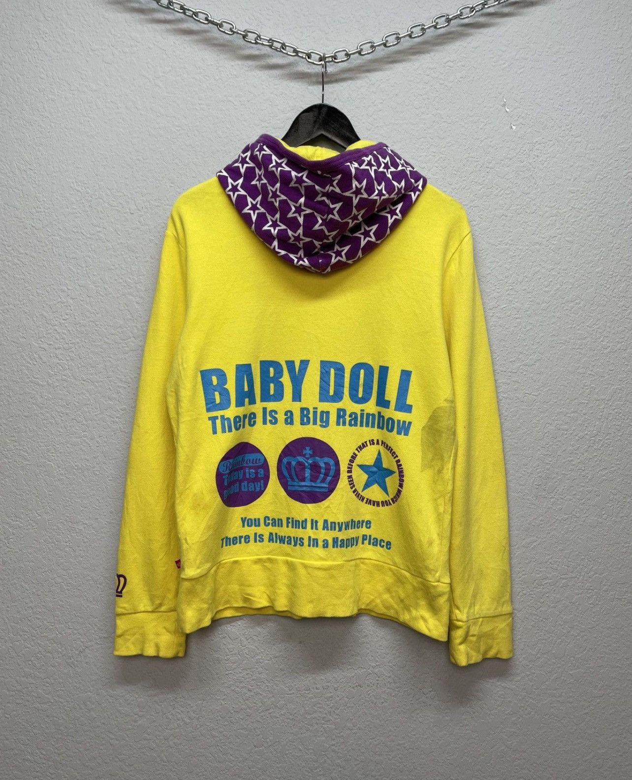 Japanese Brand Vintage Y2K Baby Doll Japanese Style Zip Hoodie Wiwiene Size US M / EU 48-50 / 2 - 7 Thumbnail