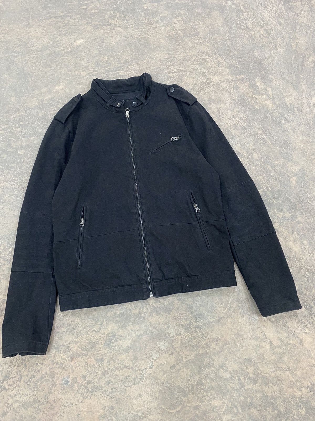 KMRii GIORDANO BIKER JACKET BLACK HEAVY PUNK LGB Size US L / EU 52-54 / 3 - 2 Thumbnail