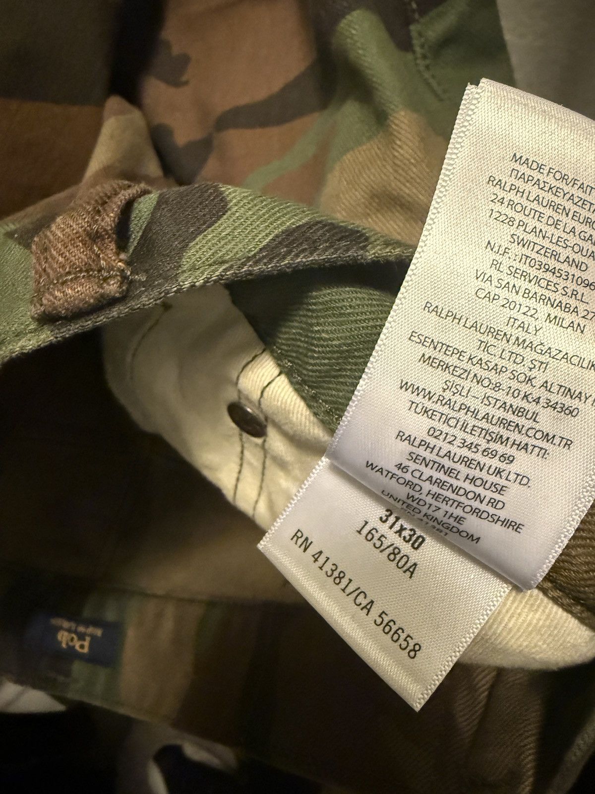 Polo Ralph Lauren Polo Ralph Lauren Low Str Denim (Camouflage) Size US 31 - 5 Thumbnail