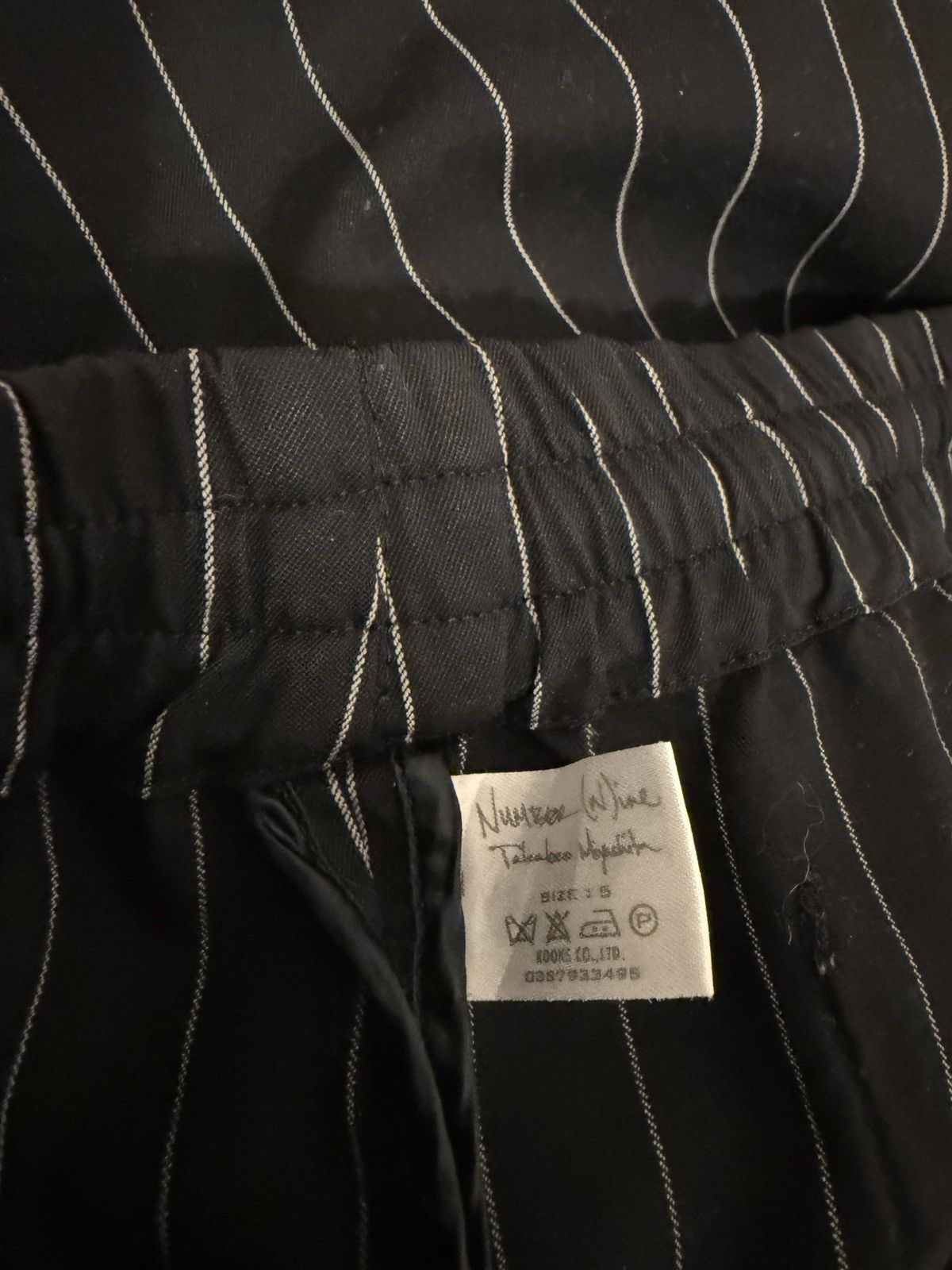 Number (N)ine Number Nine AW05 The High Streets Pinstripe Cargo Pants Size US 32 / EU 48 - 15 Thumbnail
