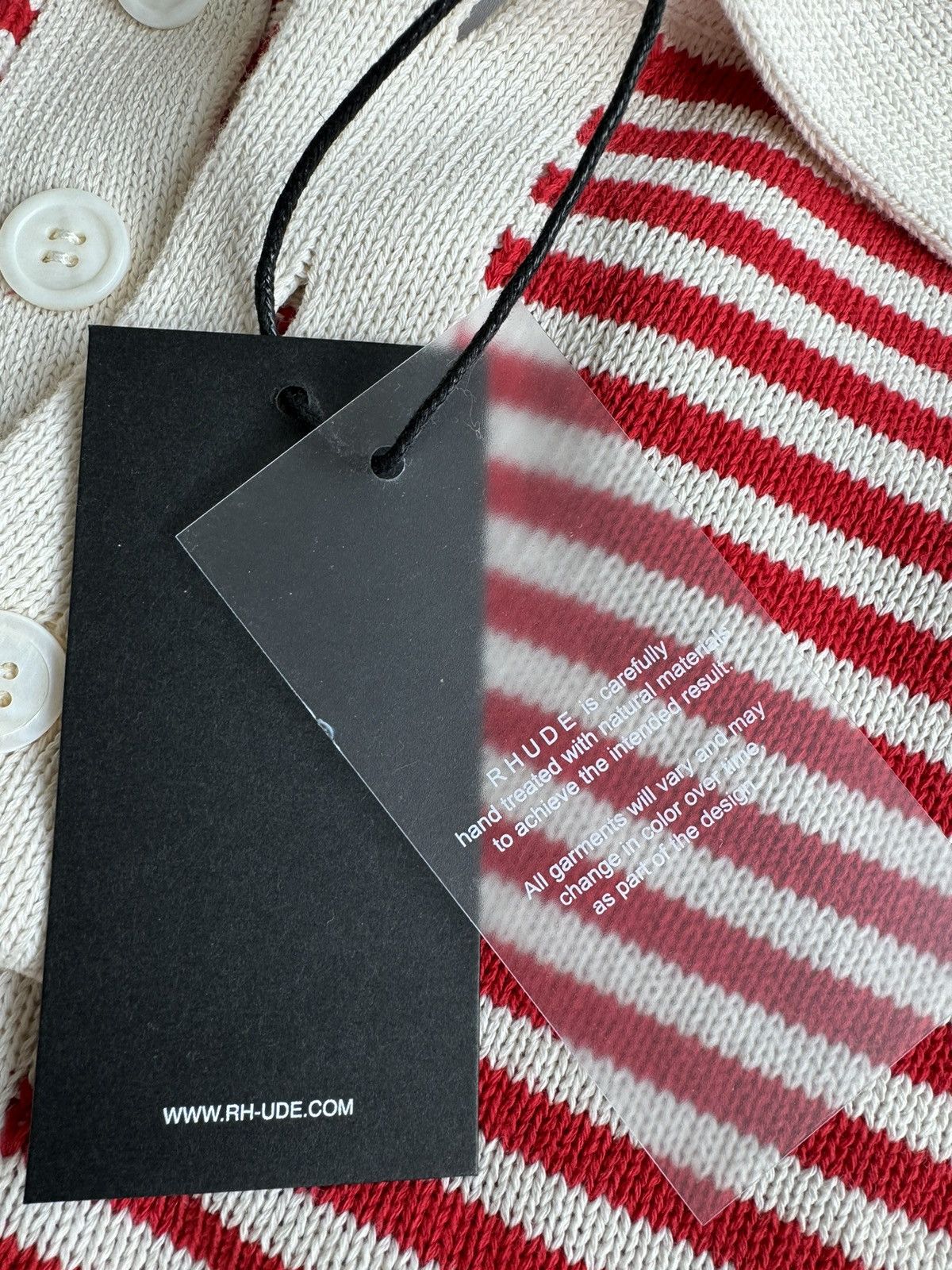 Rhude Boxy Knit Rhude Polo Sweater Size US L / EU 52-54 / 3 - 9 Thumbnail