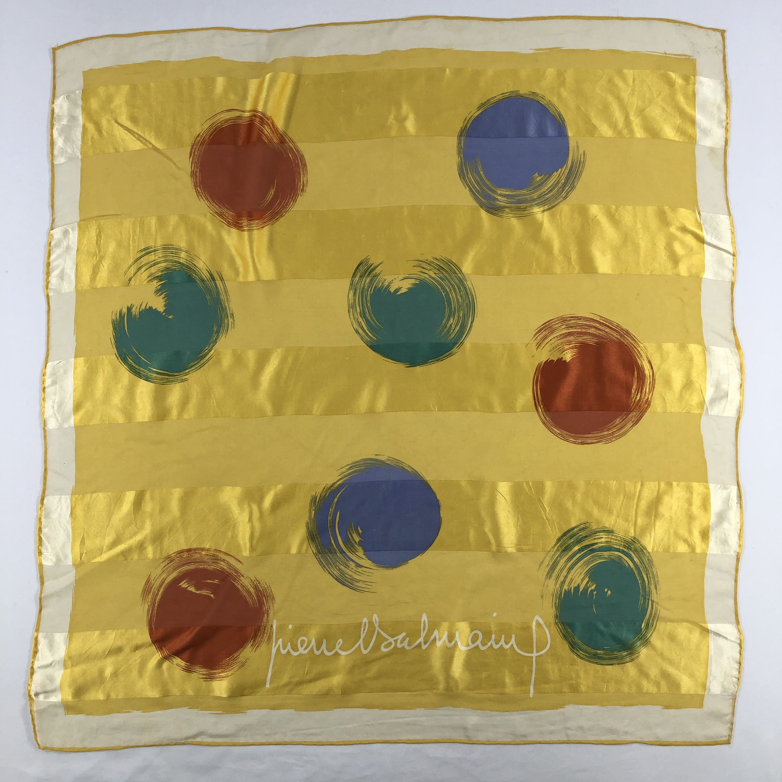 Pierre Balmain Vintage Pierre Balmain Silk Scarf Size ONE SIZE - 2 Thumbnail