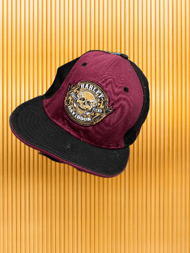 New Era Vintage Harley Davidson Logo Trucker Snapback hat mesh Cap Size ONE SIZE - 1 Thumbnail
