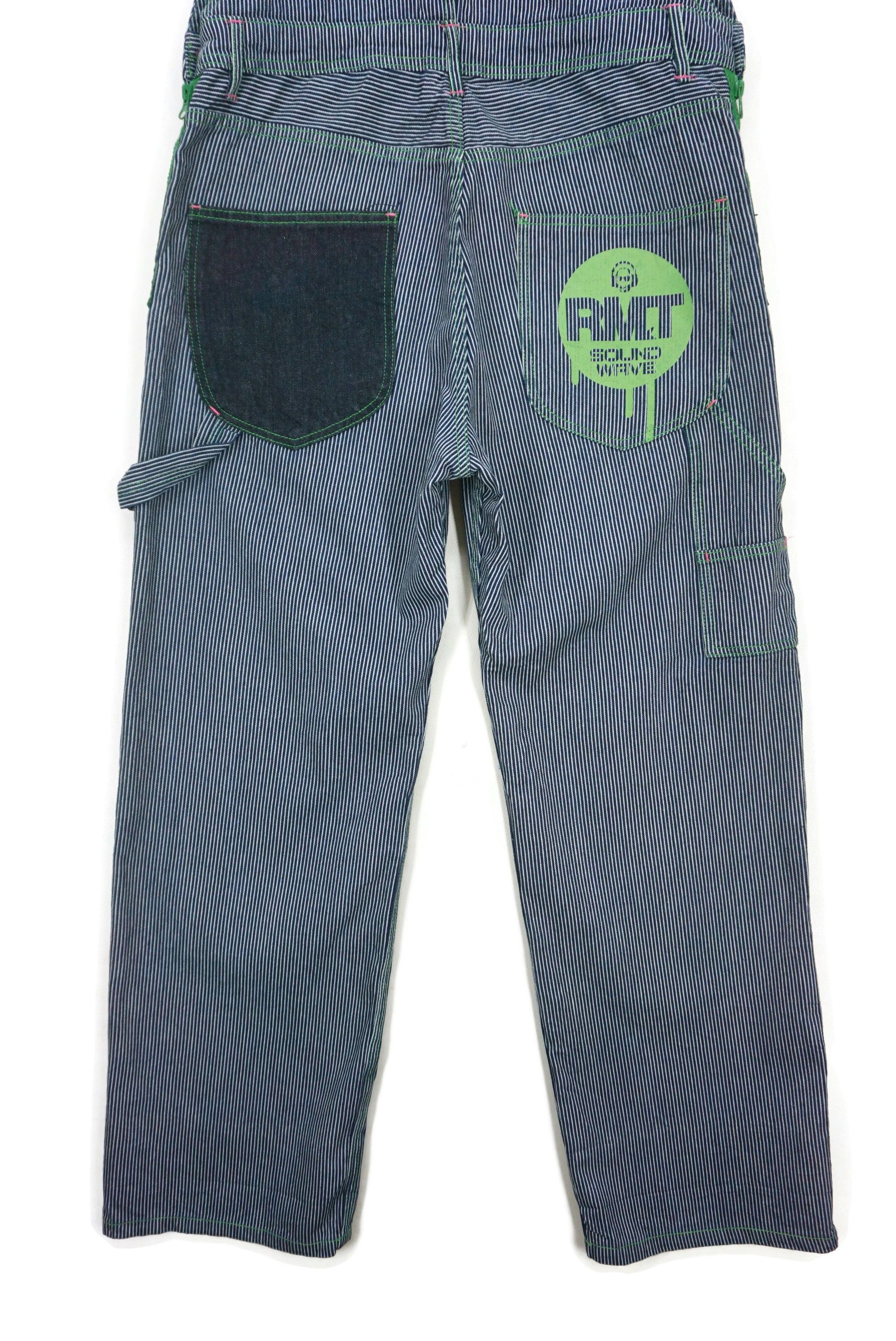 Japanese Brand Rimaster Jeans Size W36xL32 Hickory Overalls Workwear Denim Size US 33 - 8 Thumbnail