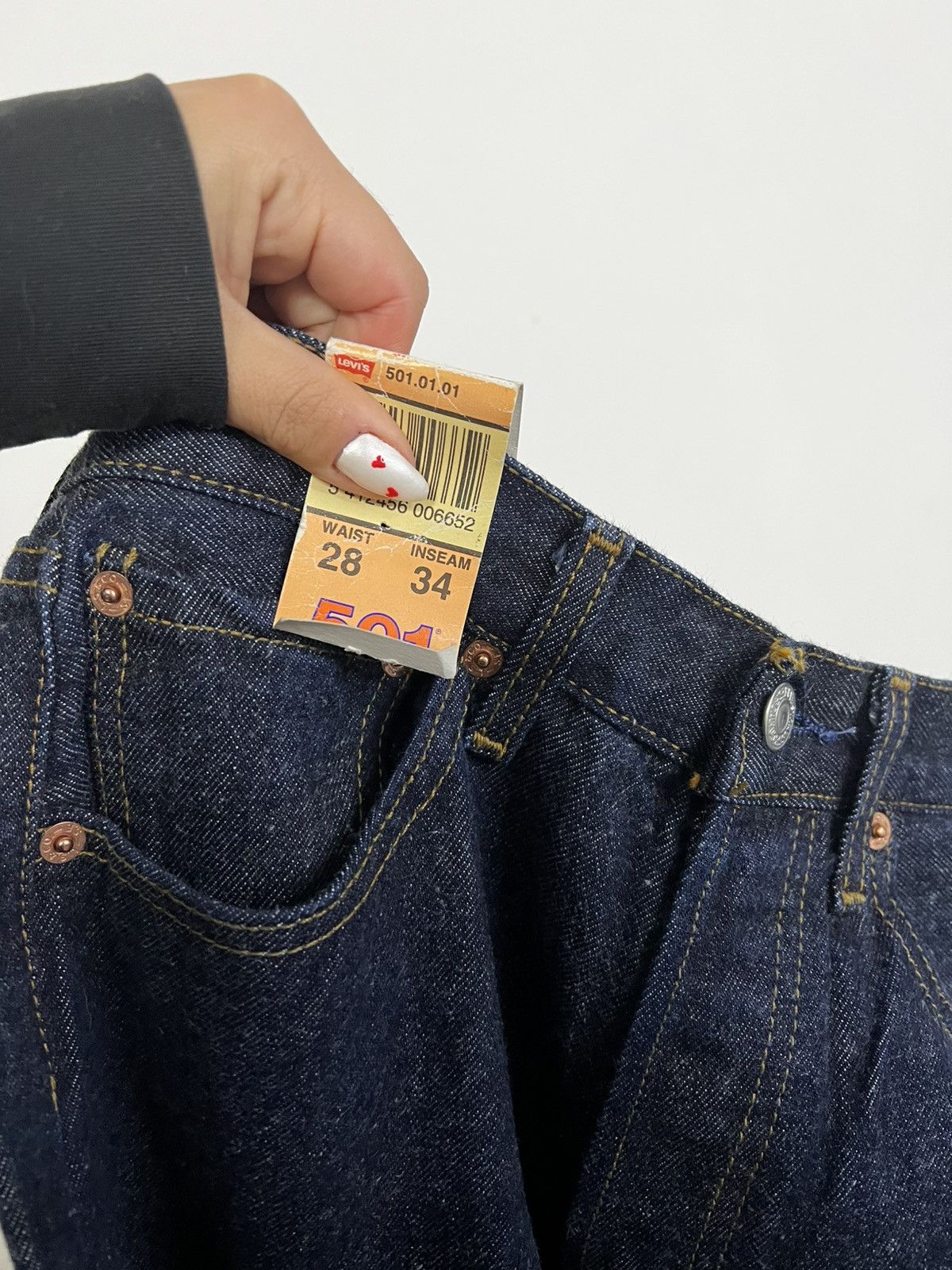 Levi's Levi’s denim jeans new with tag s 28 pants 501 Size 28" / US 6 / IT 42 - 7 Thumbnail