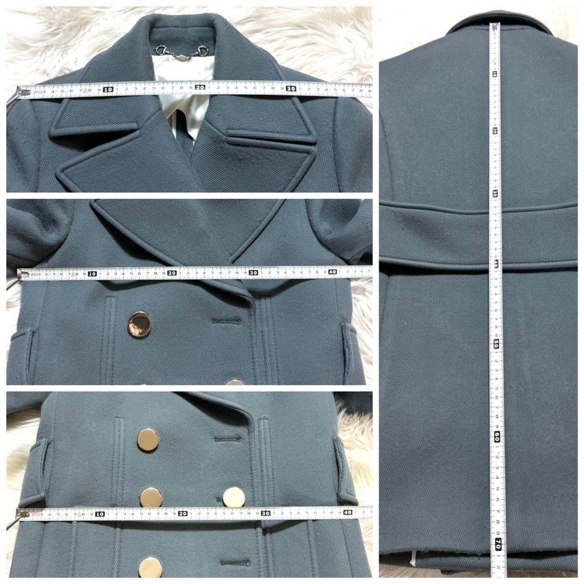 Gucci Gucci silver button double jacket peacoat size 36 pale Size XS / US 0-2 / IT 36-38 - 18 Thumbnail