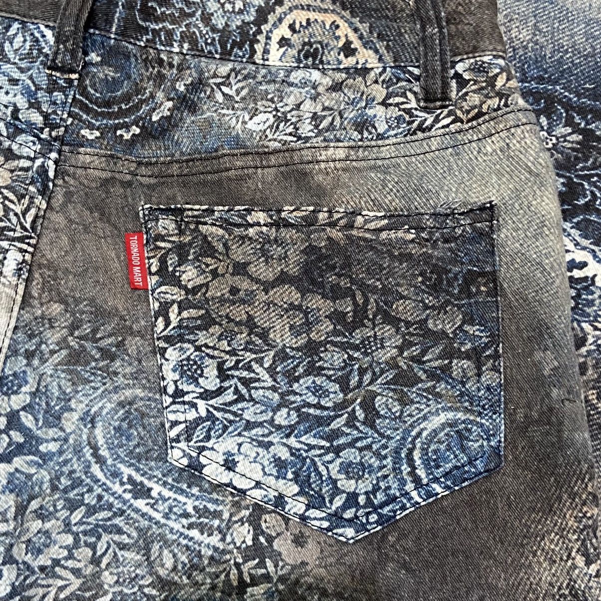 Tornado Mart 00’s Archive Tornado Mart Floral Flared Pants Size US 28 / EU 44 - 14 Thumbnail