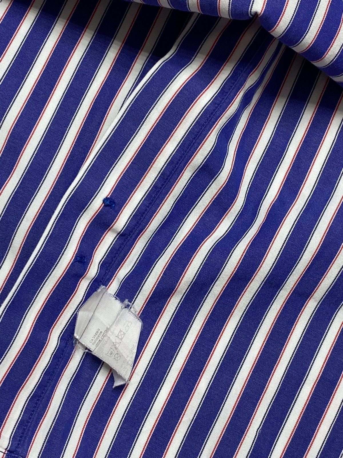 Paul & Shark Vintage PAUL SHARK Crazy 3D Effect Button Up Shirt Size US XXL / EU 58 / 5 - 5 Thumbnail