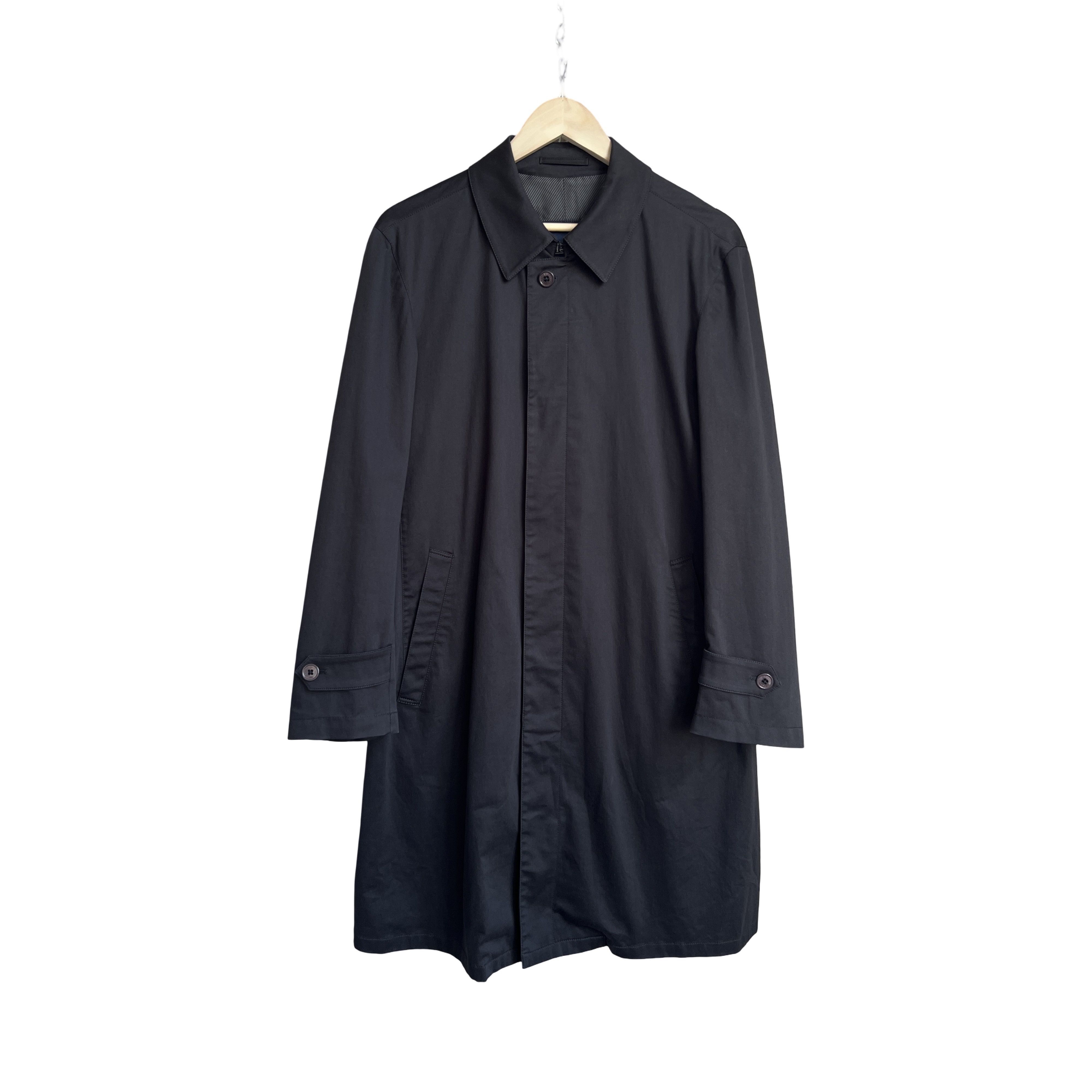Herno Vintage Herno Black Belted Coat Jacket Size US M / EU 48-50 / 2 - 1 Thumbnail