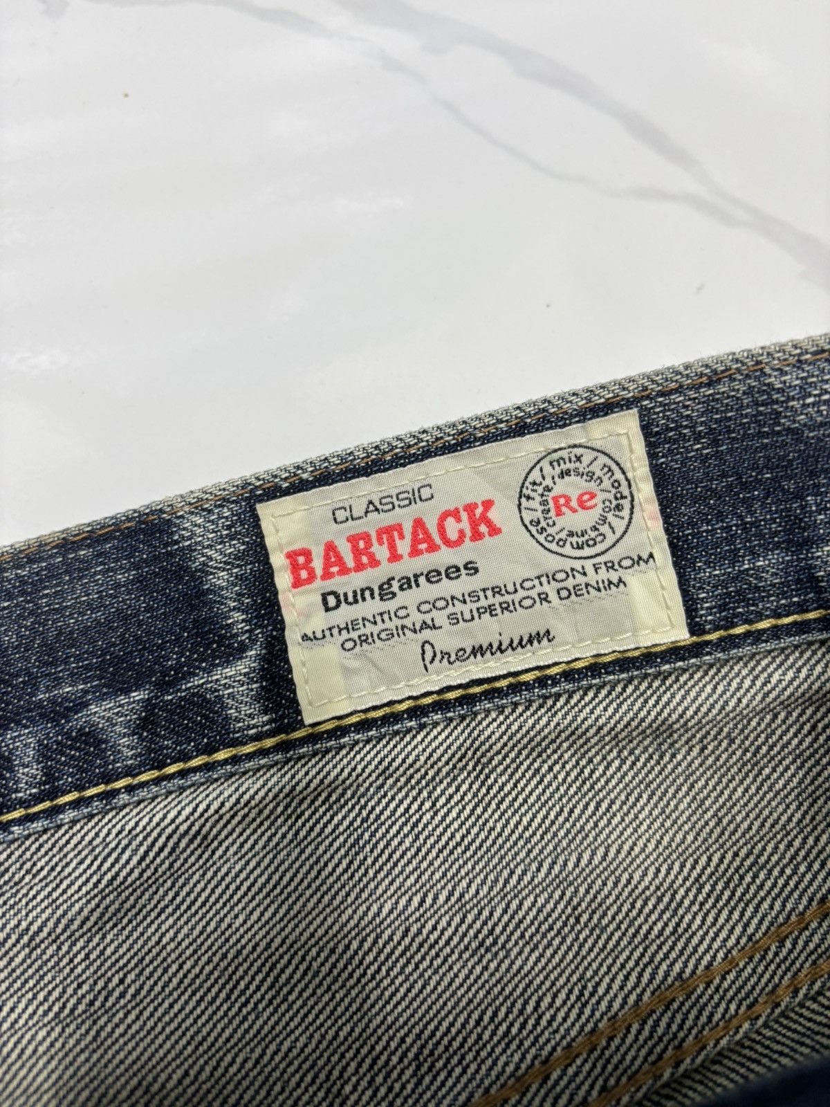 Hysteric Glamour 🇯🇵 BARTACK SELVEDGE JEANS RIPPED DESTROY JEANS Size US 33 - 12 Thumbnail