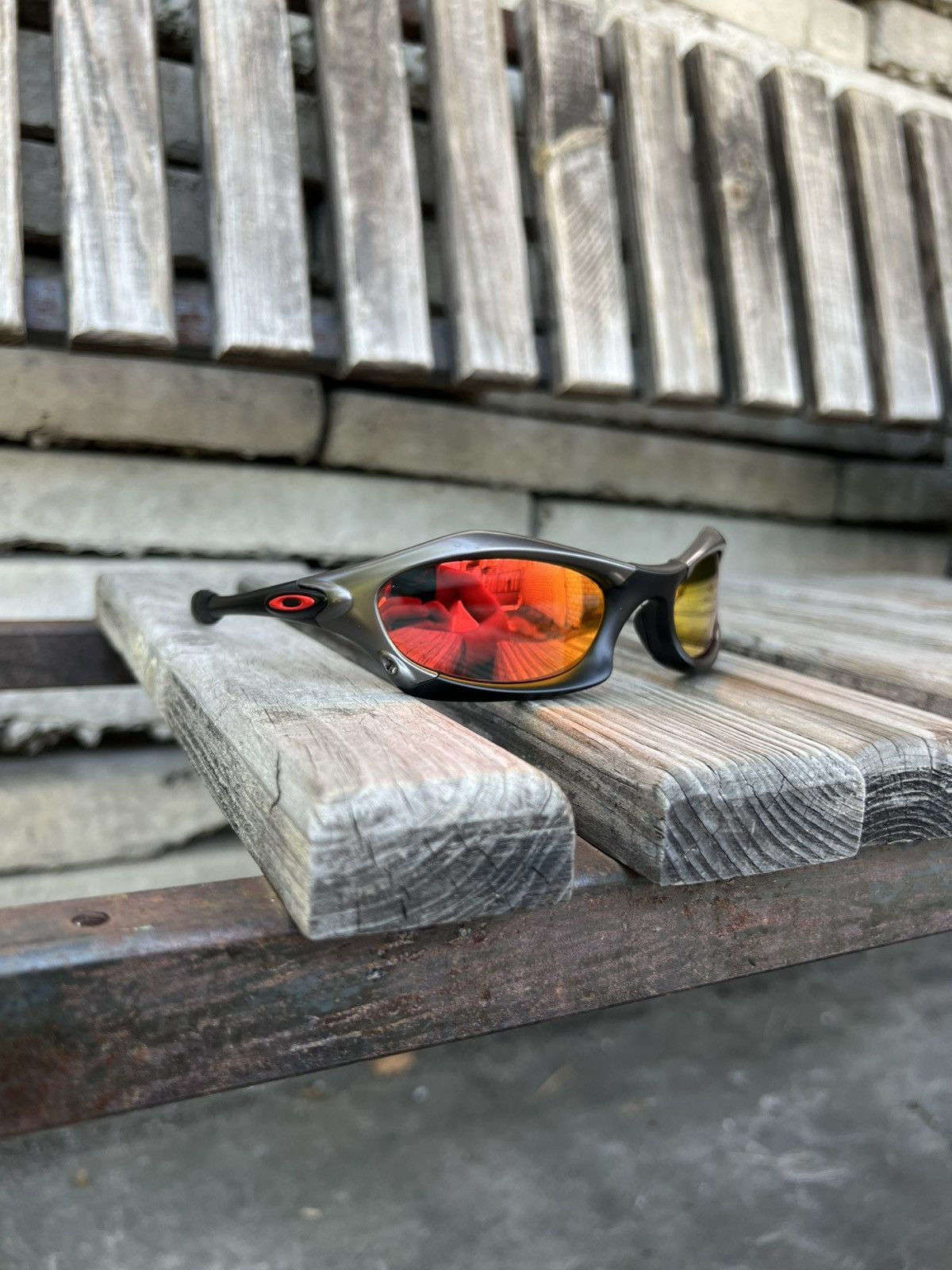 Oakley × Vintage 2000's vintage Oakley Half Wire Red Oxyde