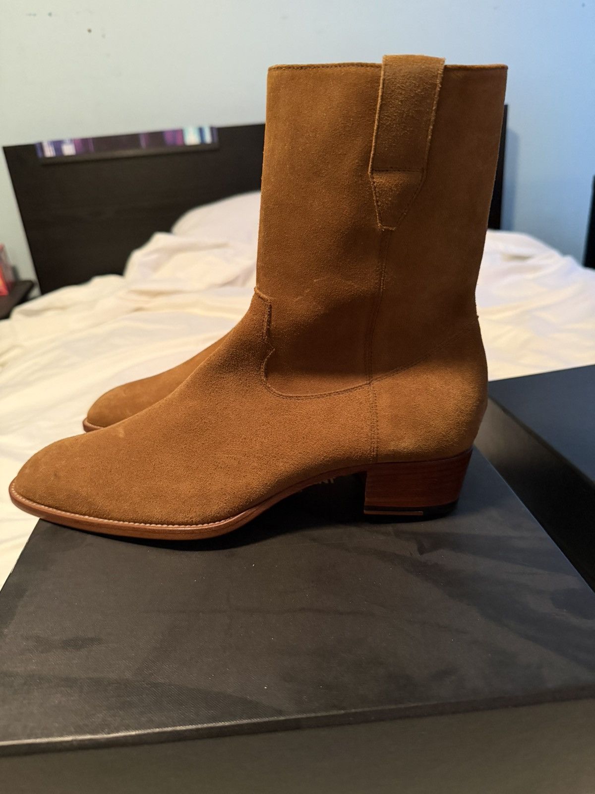 Saint Laurent Paris Brand New FW13 Ochre Cowboy Size US 10 / EU 43 - 5 Thumbnail