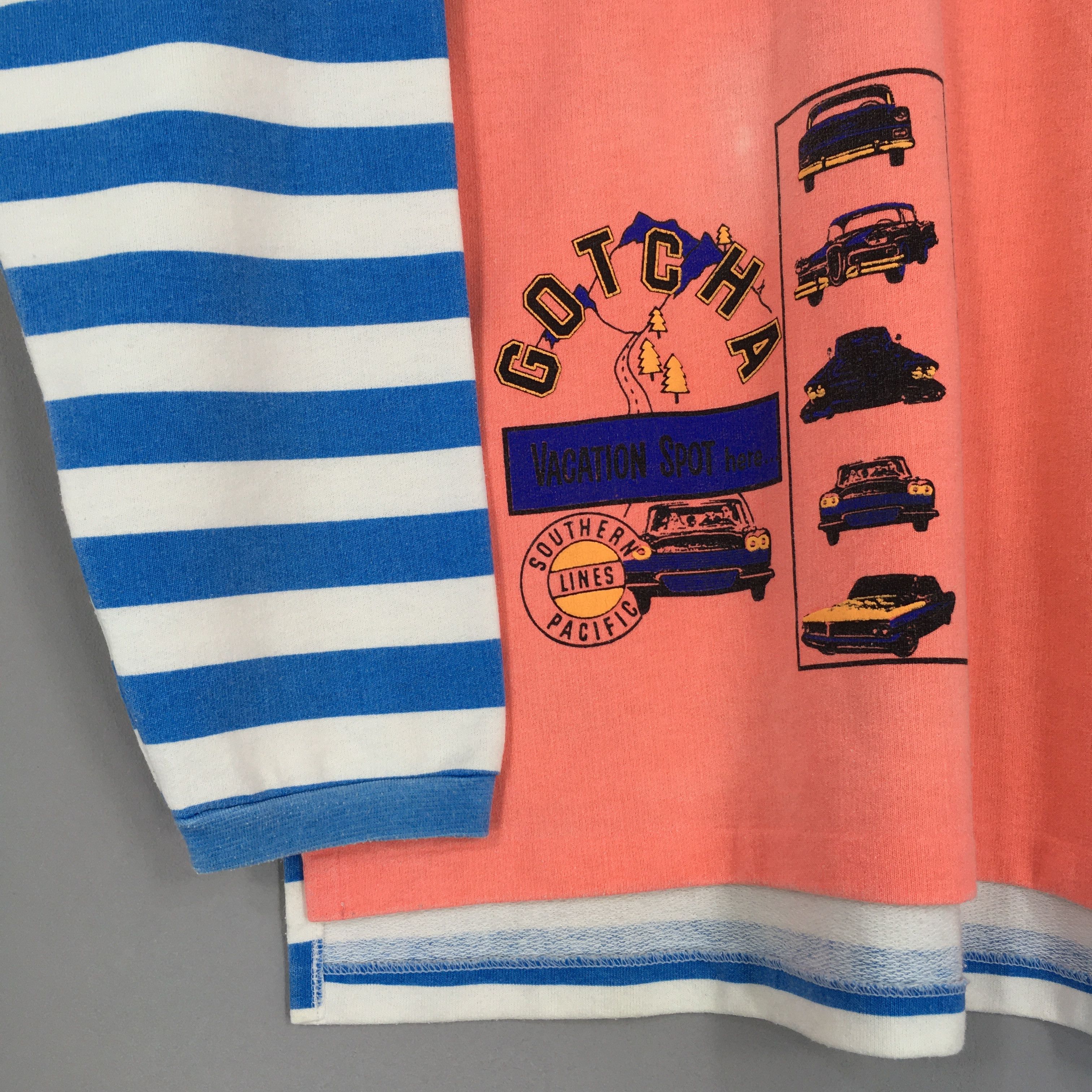 Gotcha × Vintage Vintage Gotcha Bonds Stripes Polo Shirt Medium Size US M / EU 48-50 / 2 - 4 Thumbnail