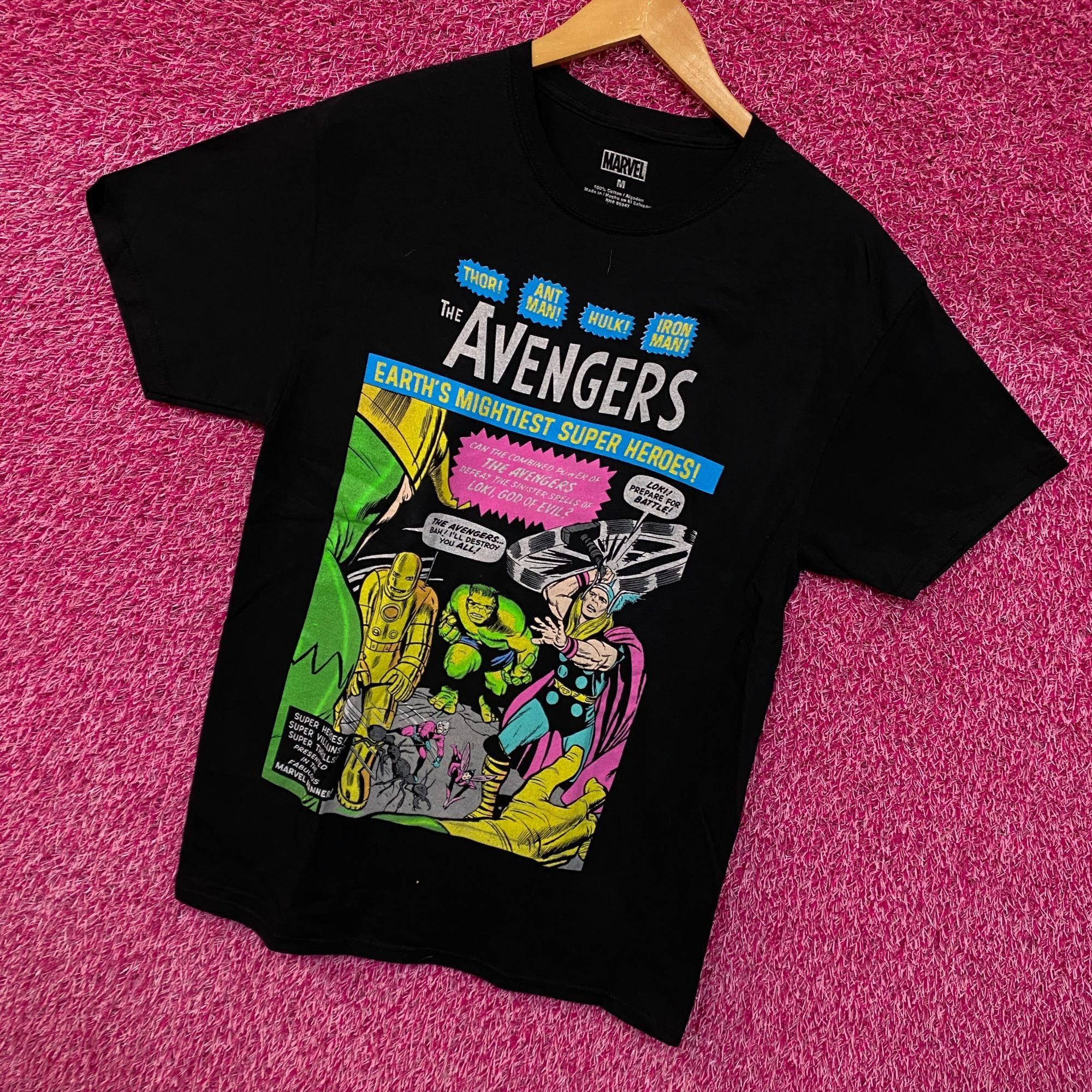 Marvel Comics Avengers Earth's Mightiest Superheroes Tshirt size medium Size US M / EU 48-50 / 2 - 3 Thumbnail