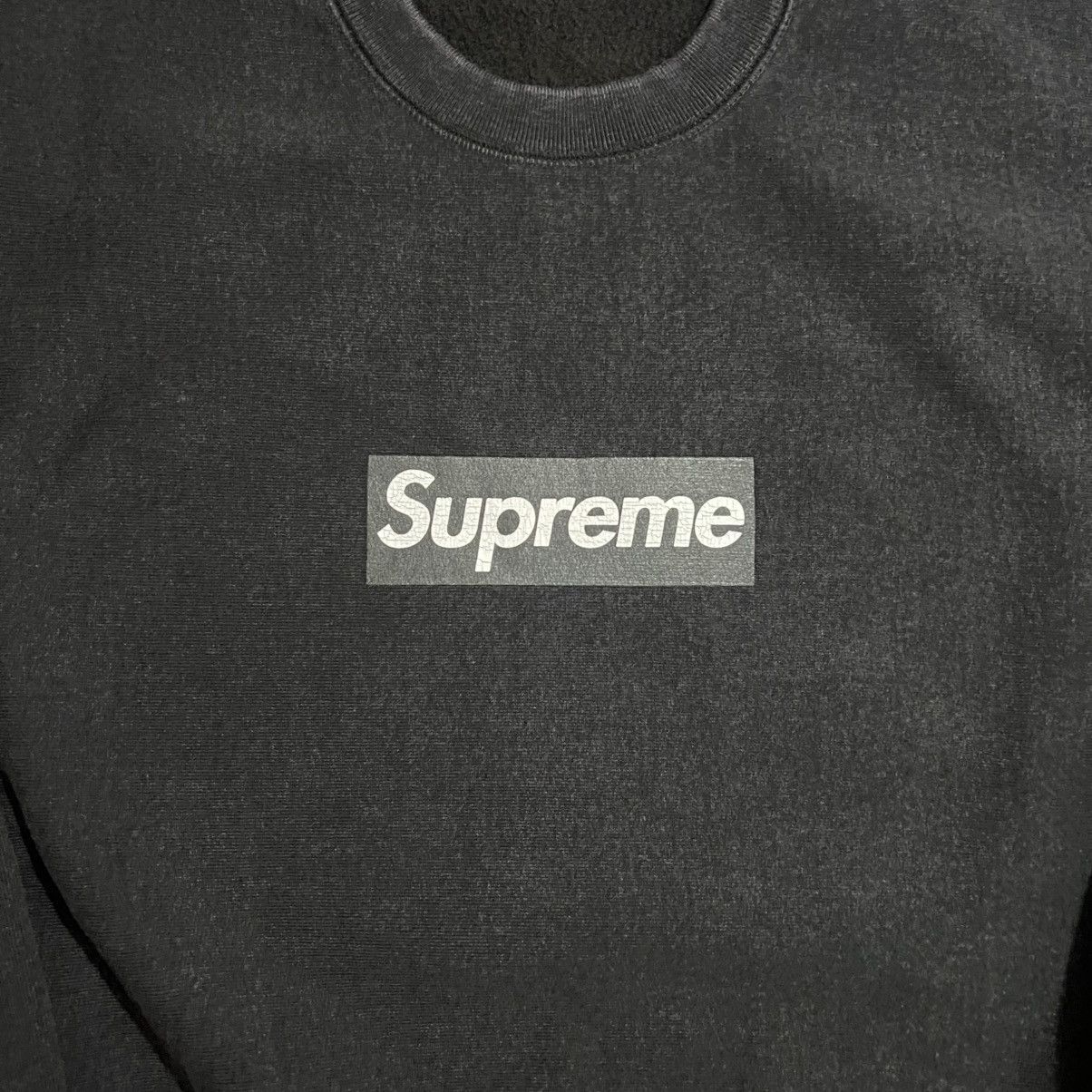 Supreme Supreme Washed Box Logo Crewneck Size US M / EU 48-50 / 2 - 3 Thumbnail