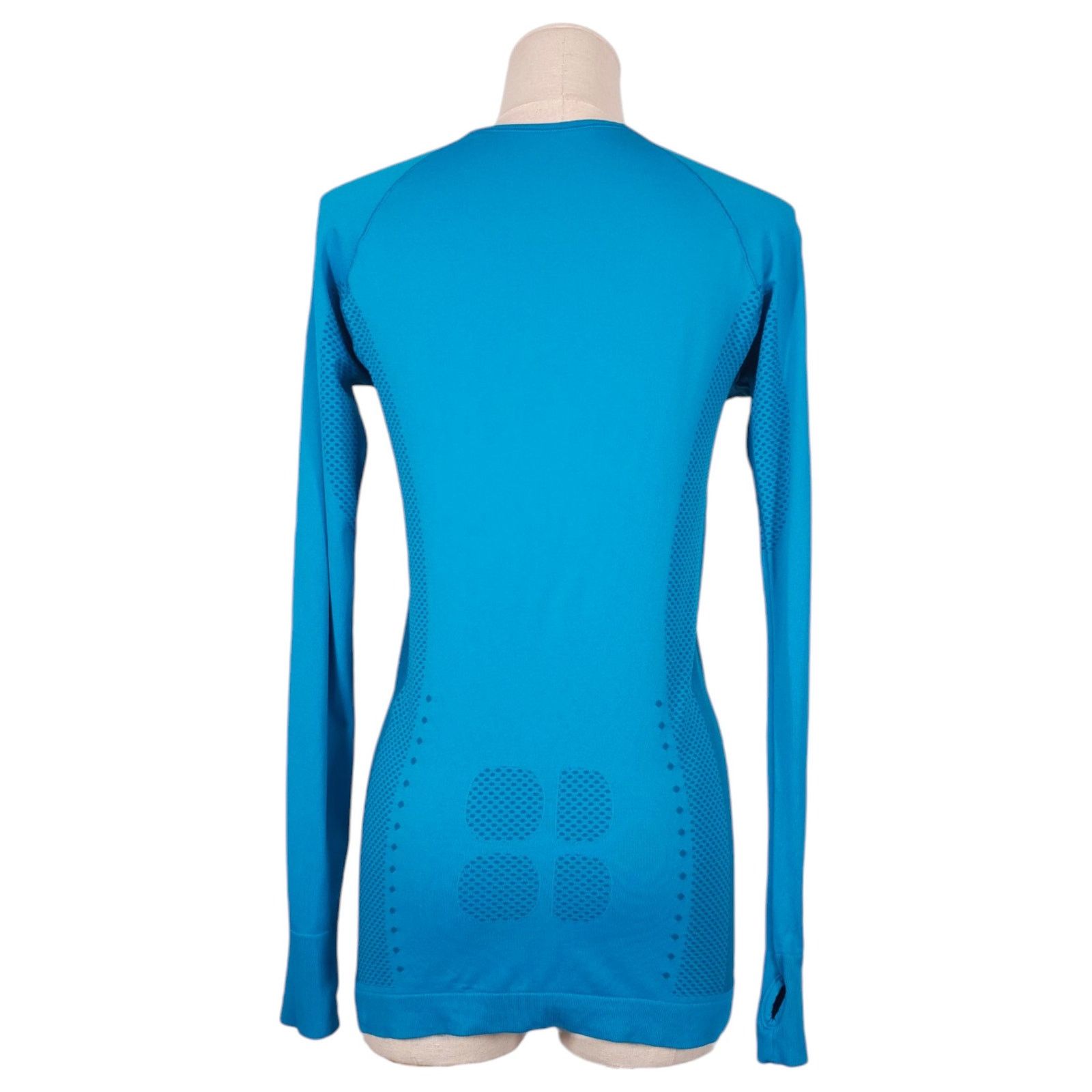 Sweaty Betty Sweaty Betty Seamless Workout Long Sleeve Tee Blue Sz Small Size S / US 4 / IT 40 - 3 Thumbnail