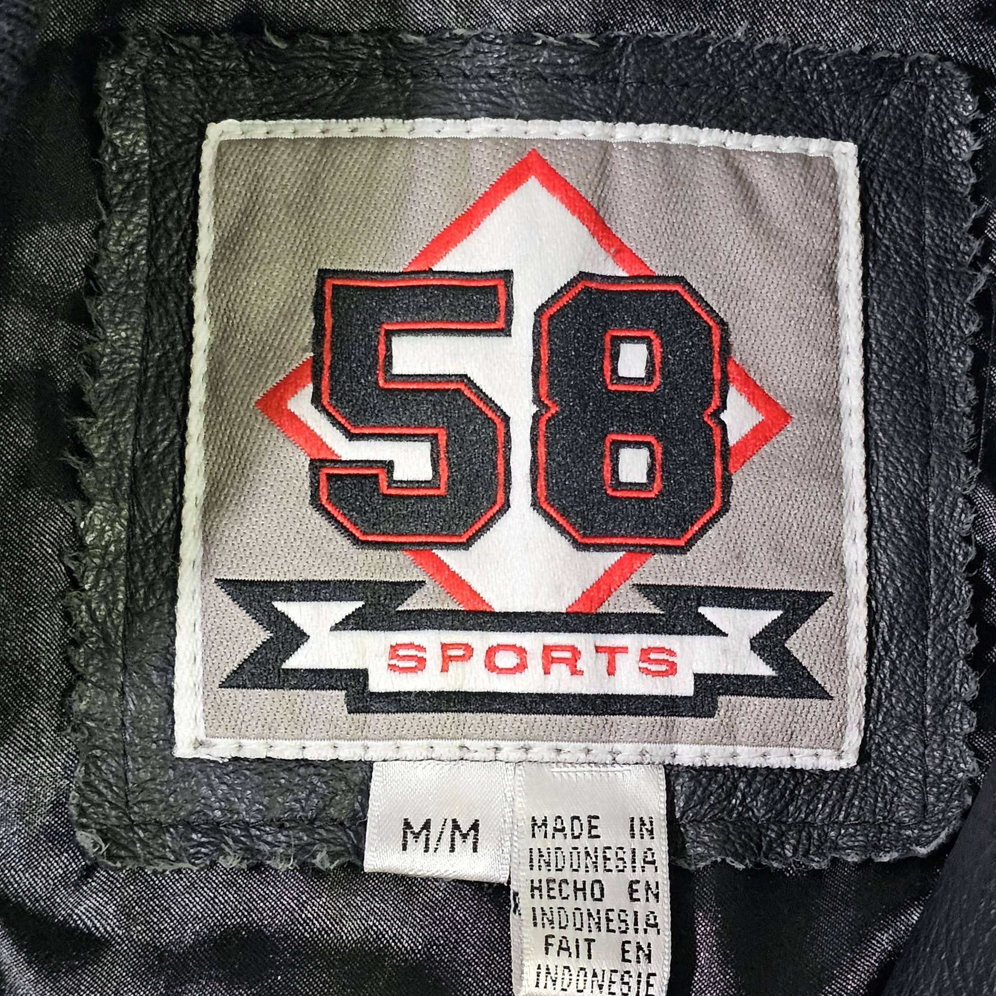 NCAA Kansas State Wildcats Vintage 90s Leather Bomber Jacket Size US M / EU 48-50 / 2 - 5 Thumbnail