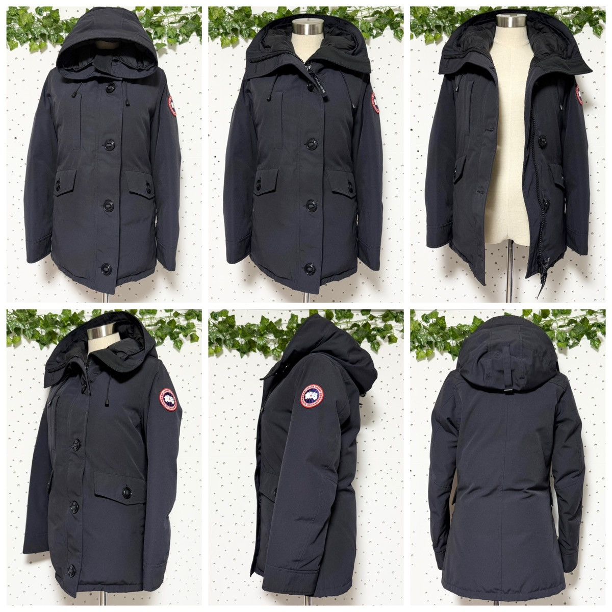 Canada Goose Genuine Canada Goose Hooded Fur Down Jacket Coat S/P Black Size S / US 4 / IT 40 - 10 Thumbnail