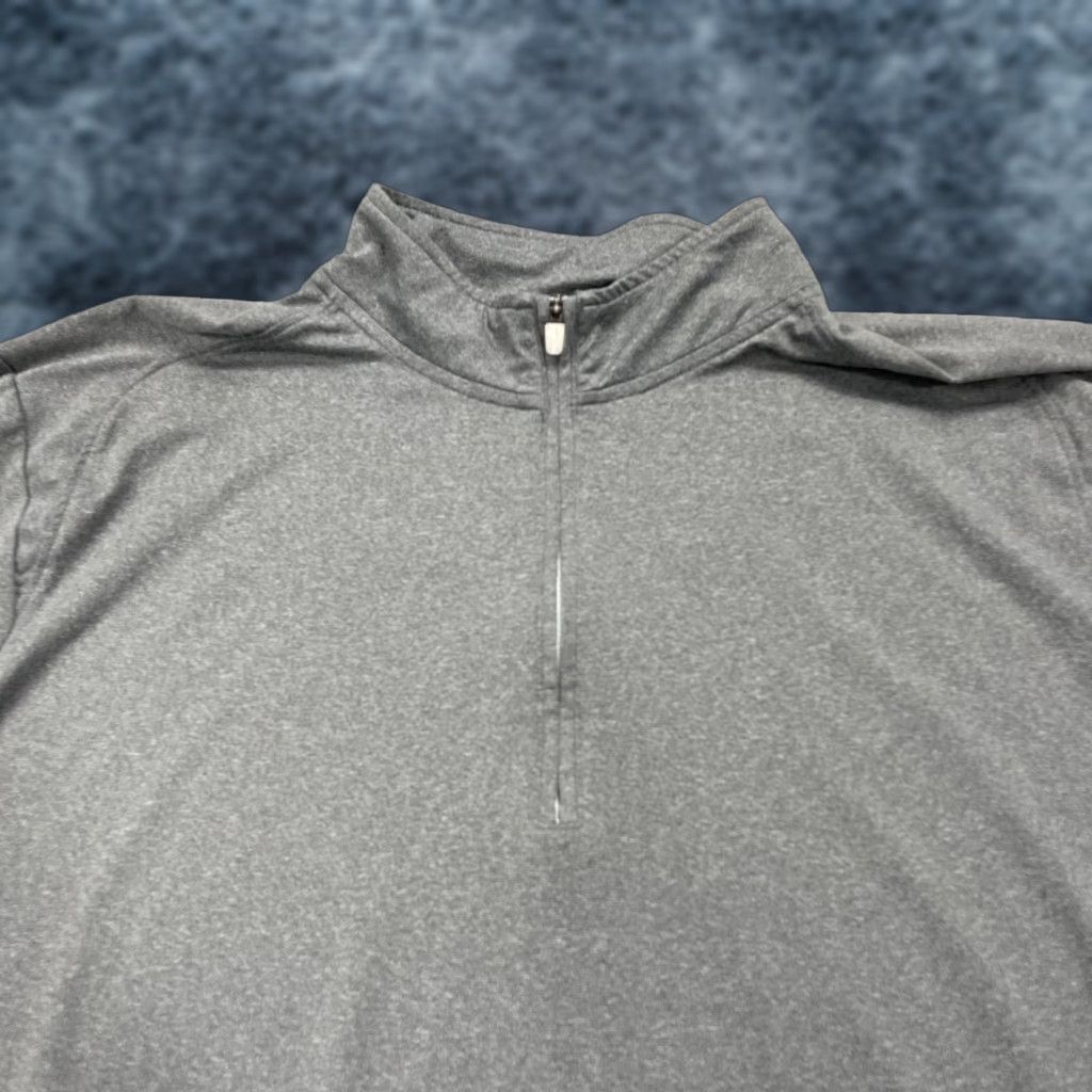 johnnie-O johnnie-O Jacket Mens XL Gray 1/4 Zip Stretch Flex Prep Performance Shirt Size US XL / EU 56 / 4 - 1 Thumbnail