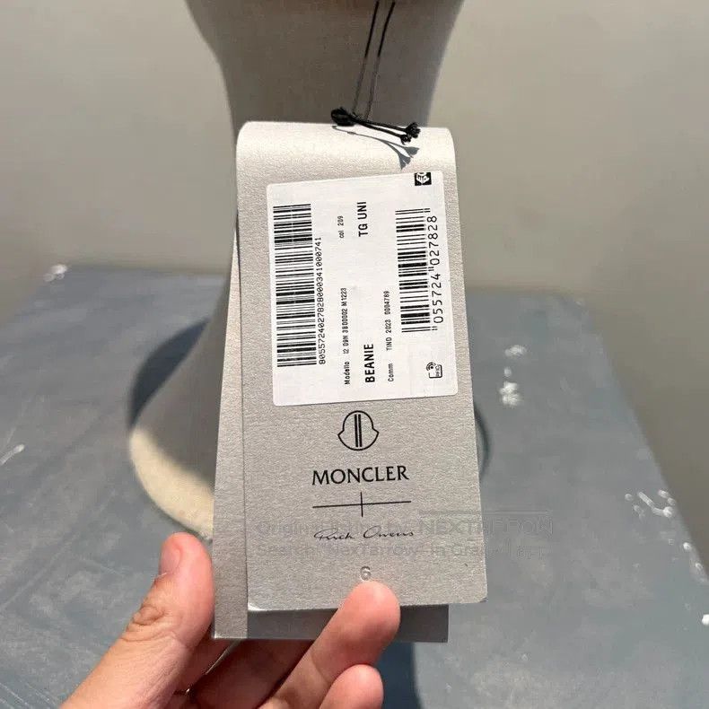 Rick Owens Rick Owens Moncler Logo Embroidered Cold Hat. Size ONE SIZE - 4 Thumbnail