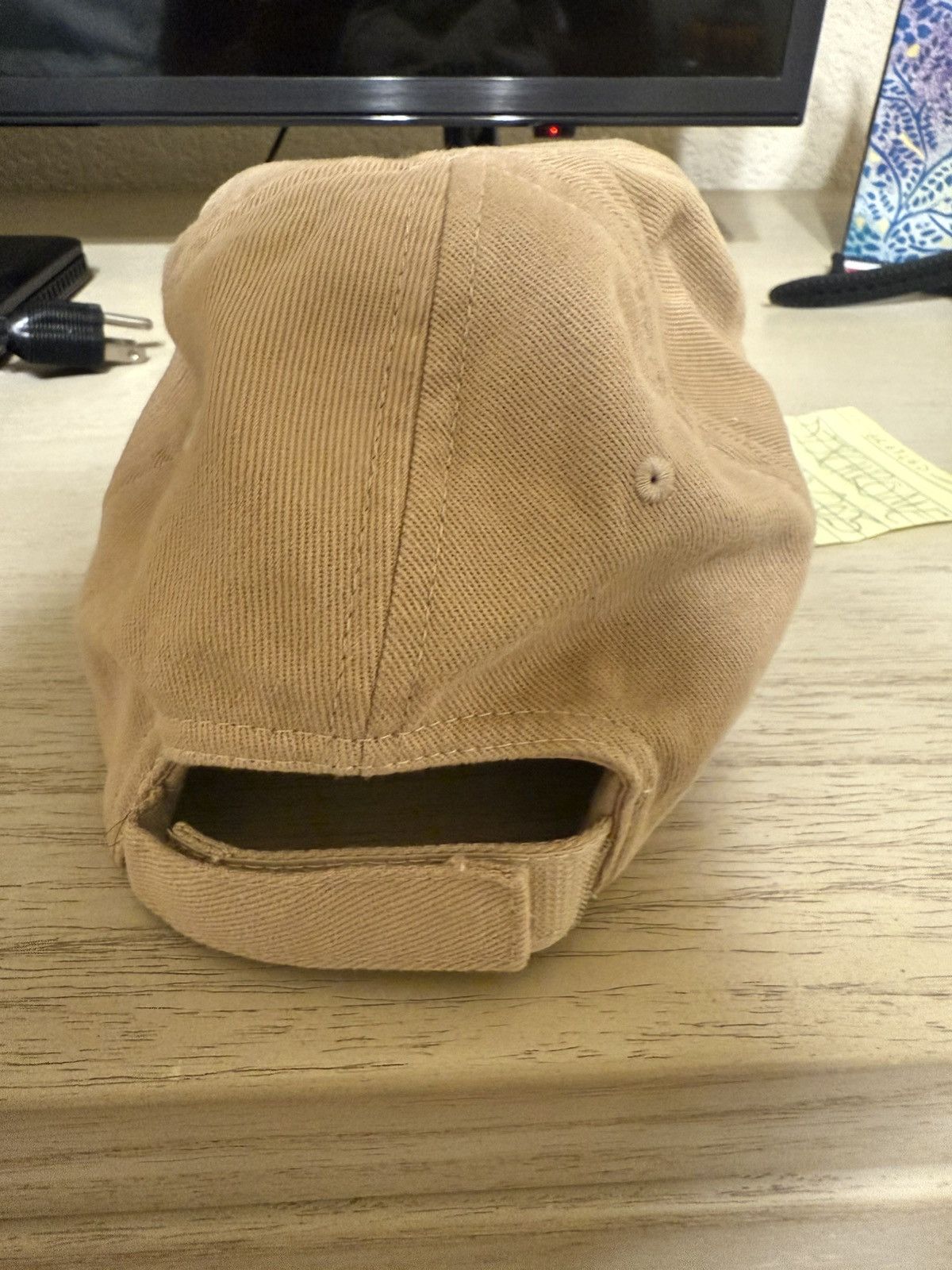 Balenciaga Balenciaga Ballcap Tan Size ONE SIZE - 2 Thumbnail