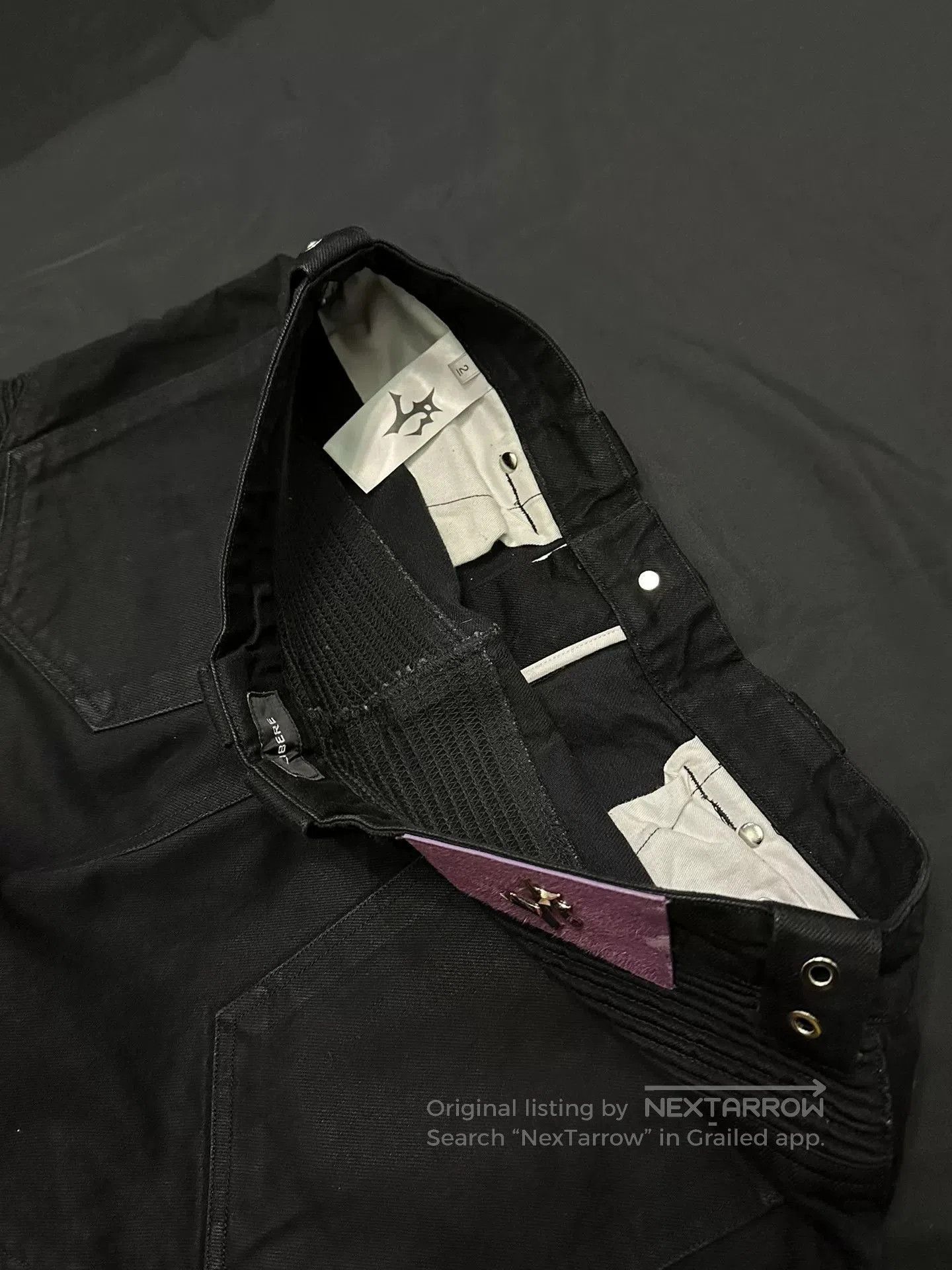 Libero Libere Black Motorcycle Jeans. Size US 34 / EU 50 - 9 Thumbnail