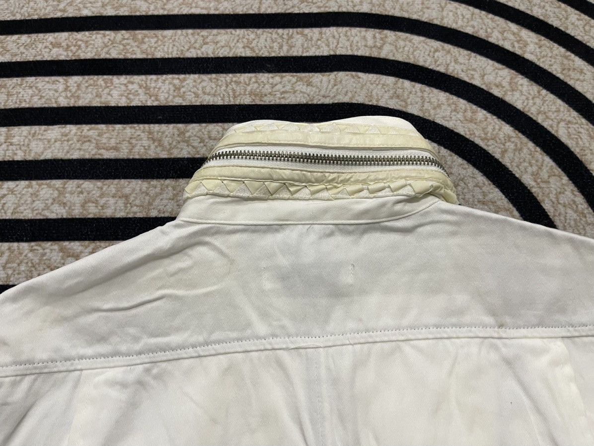 In The Attic 2000s IN THE ATTIC BIKER JACKET OFF WHITE COTTON Size US M / EU 48-50 / 2 - 16 Thumbnail