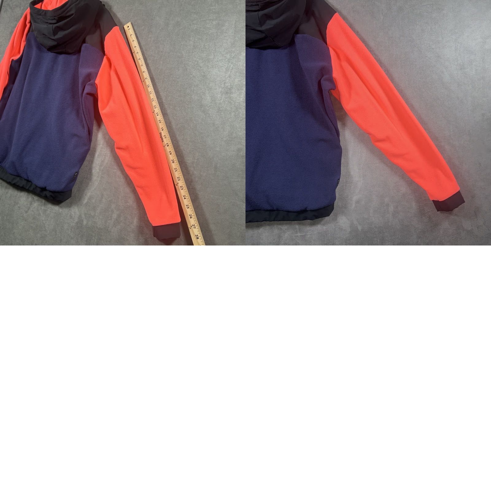 Under Armour Under Armour Mens Hooded Celliant Full Zip Fleece Jacket Large Blue Pink Size US L / EU 52-54 / 3 - 9 Thumbnail