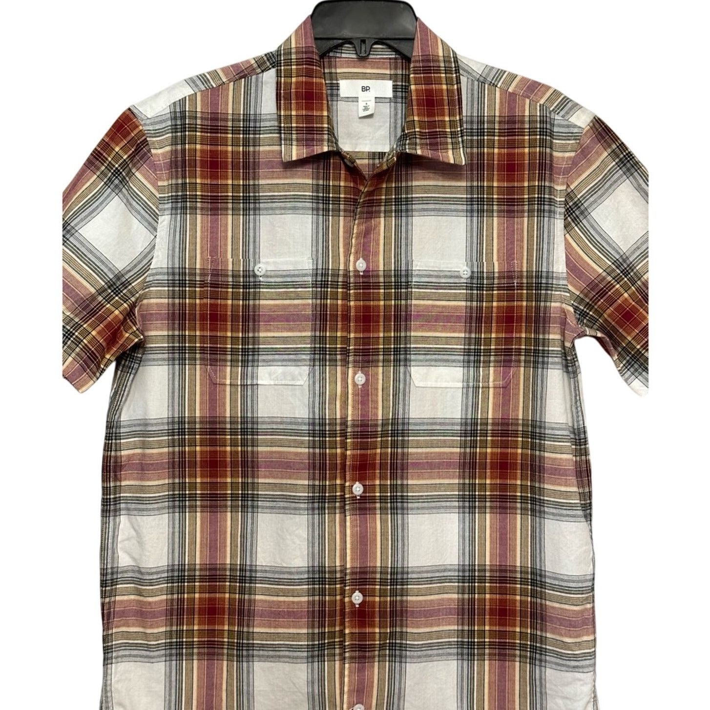 Other BP Collared Shirt Button-Up Plaid Short Sleeve Multi S NWOT Size US S / EU 44-46 / 1 - 3 Thumbnail