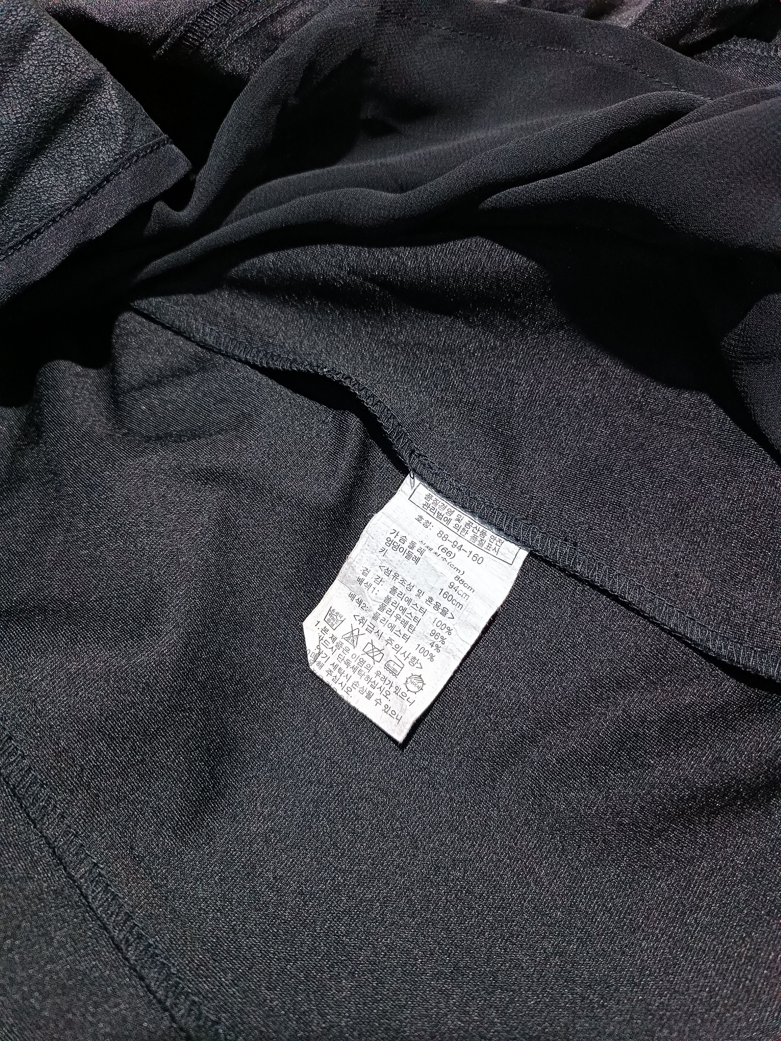Japanese Brand Black Faux Leather Waterfall Draped Jacket Minimalist Lined Size M / US 6-8 / IT 42-44 - 6 Thumbnail